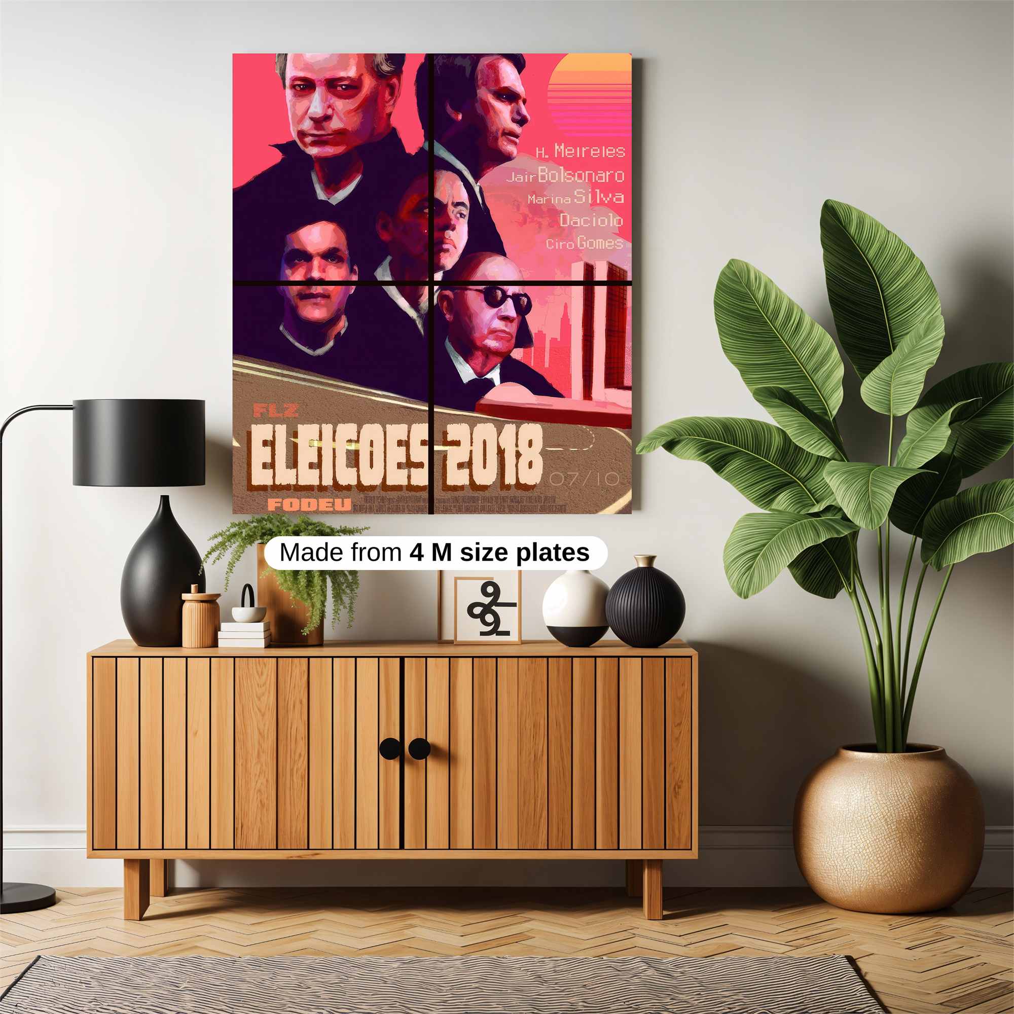 Election Drama Safe Wall Magnetic / M