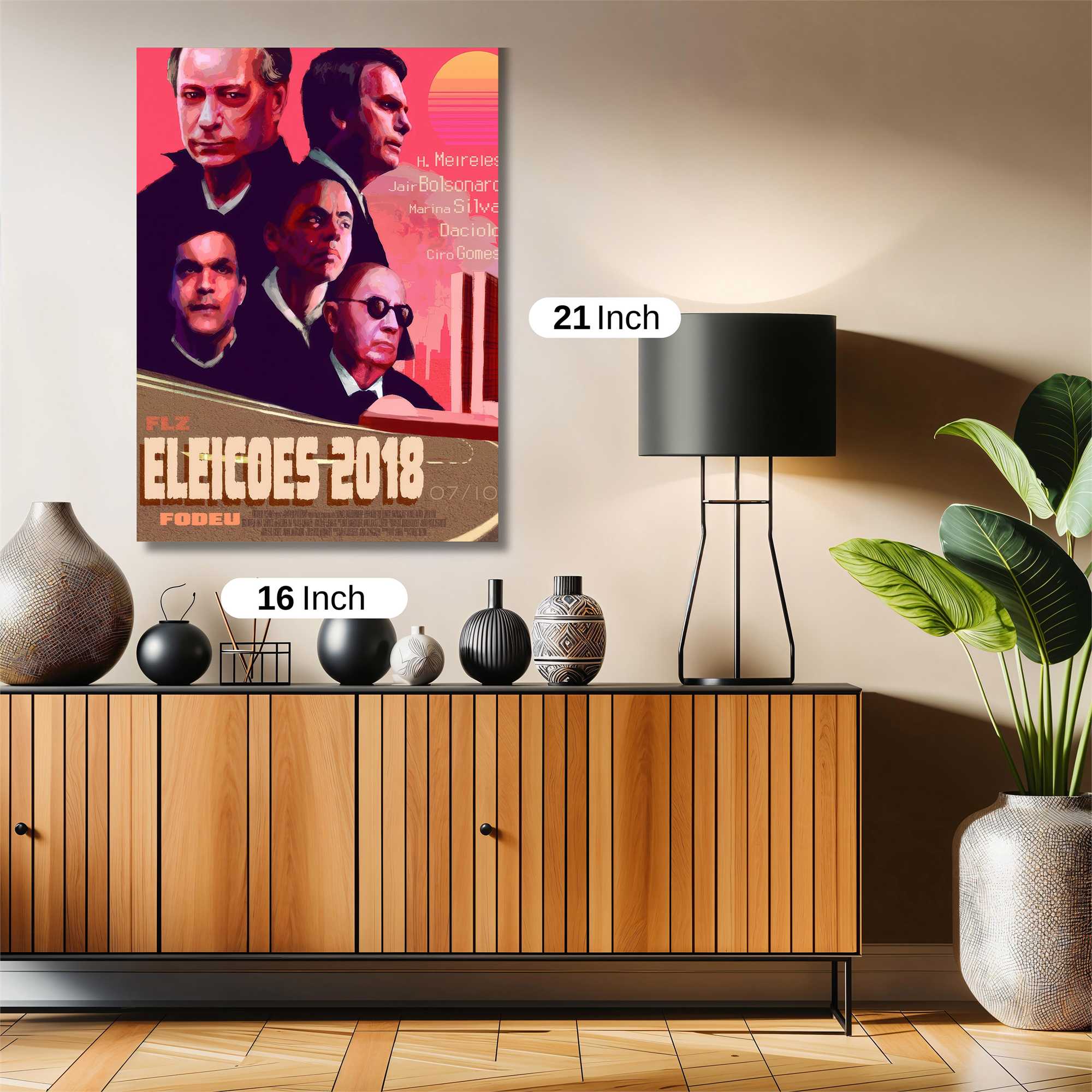 Election Drama Safe Wall Magnetic / M