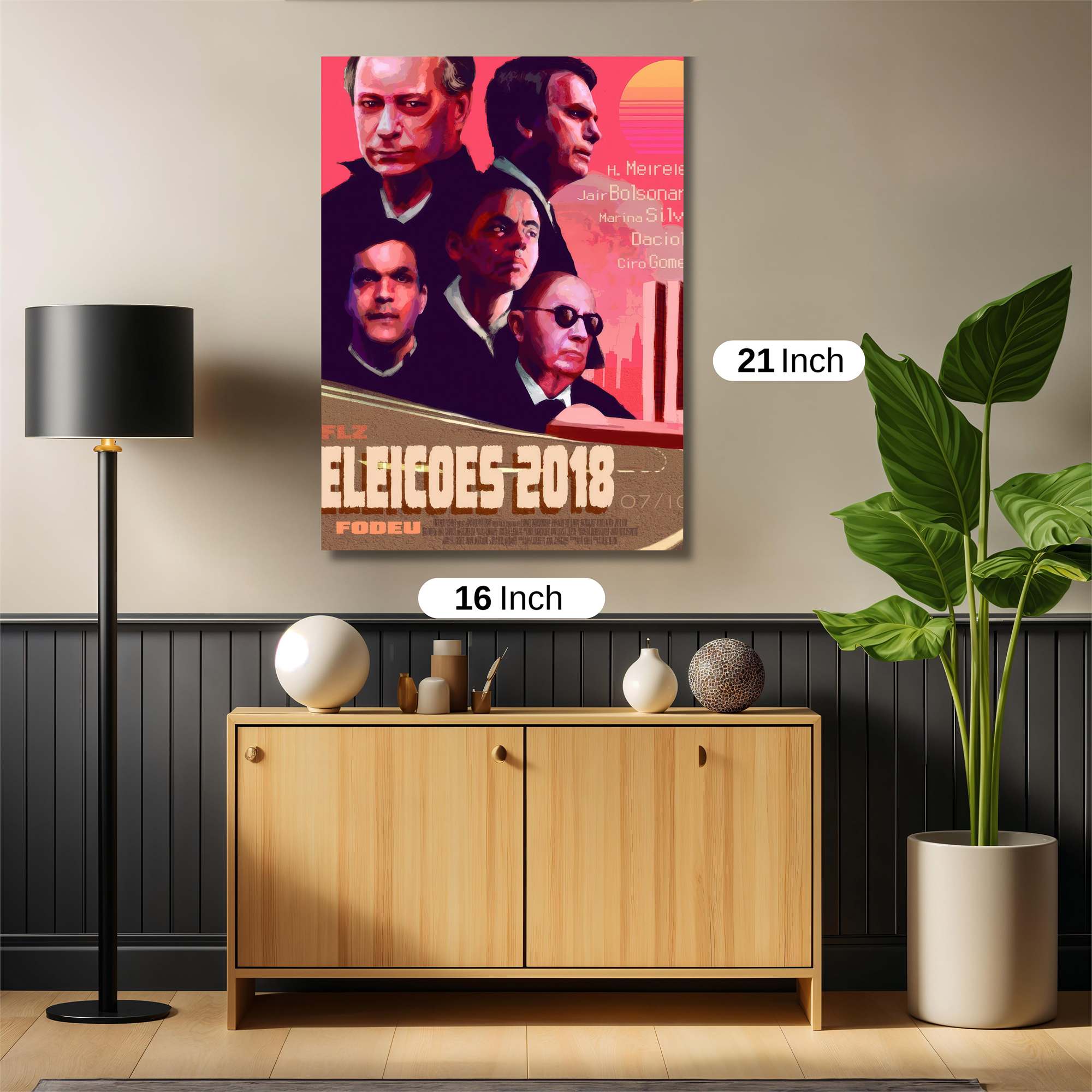 Election Drama Safe Wall Magnetic / M