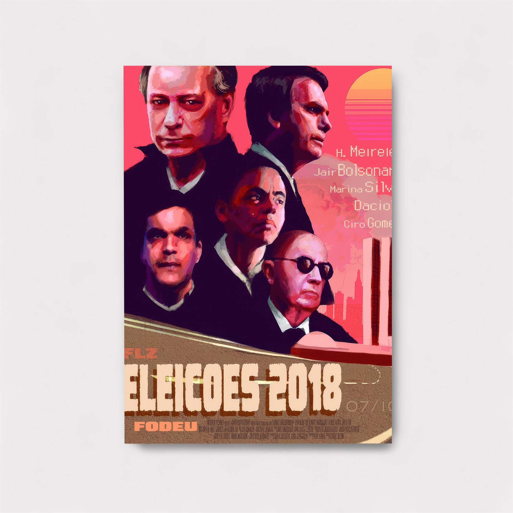 Election Drama Safe Wall Magnetic / M