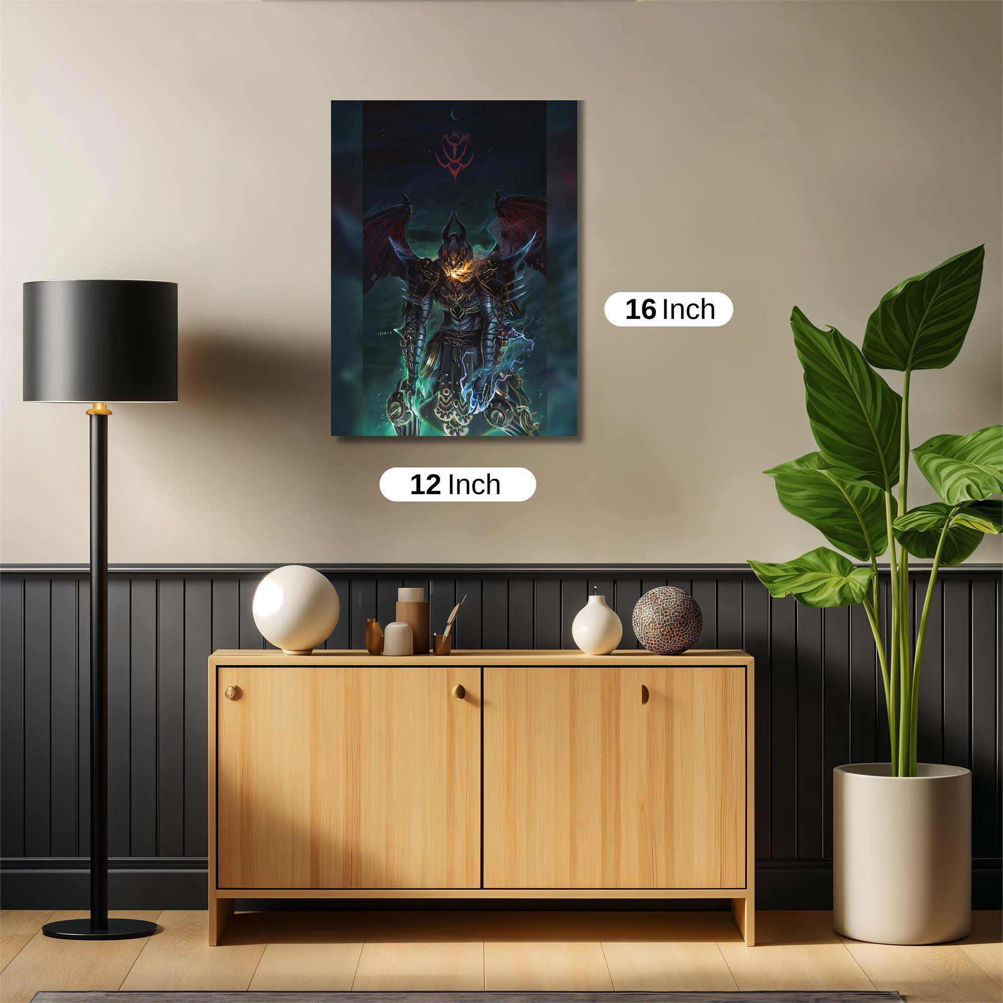 Warrior Ablaze Safe Wall Magnetic / M