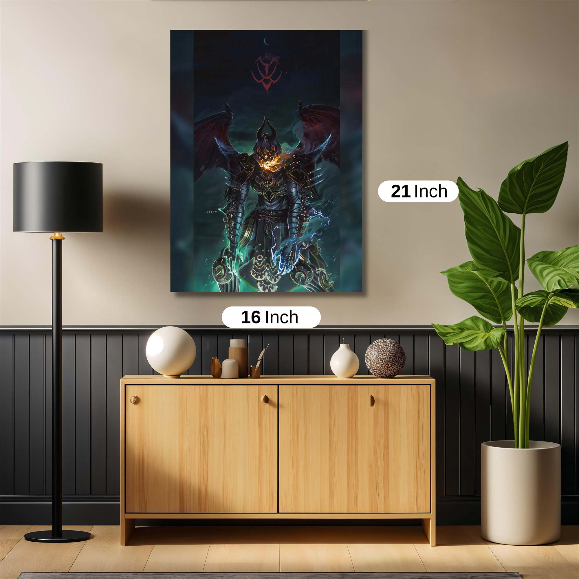 Warrior Ablaze Safe Wall Magnetic / M