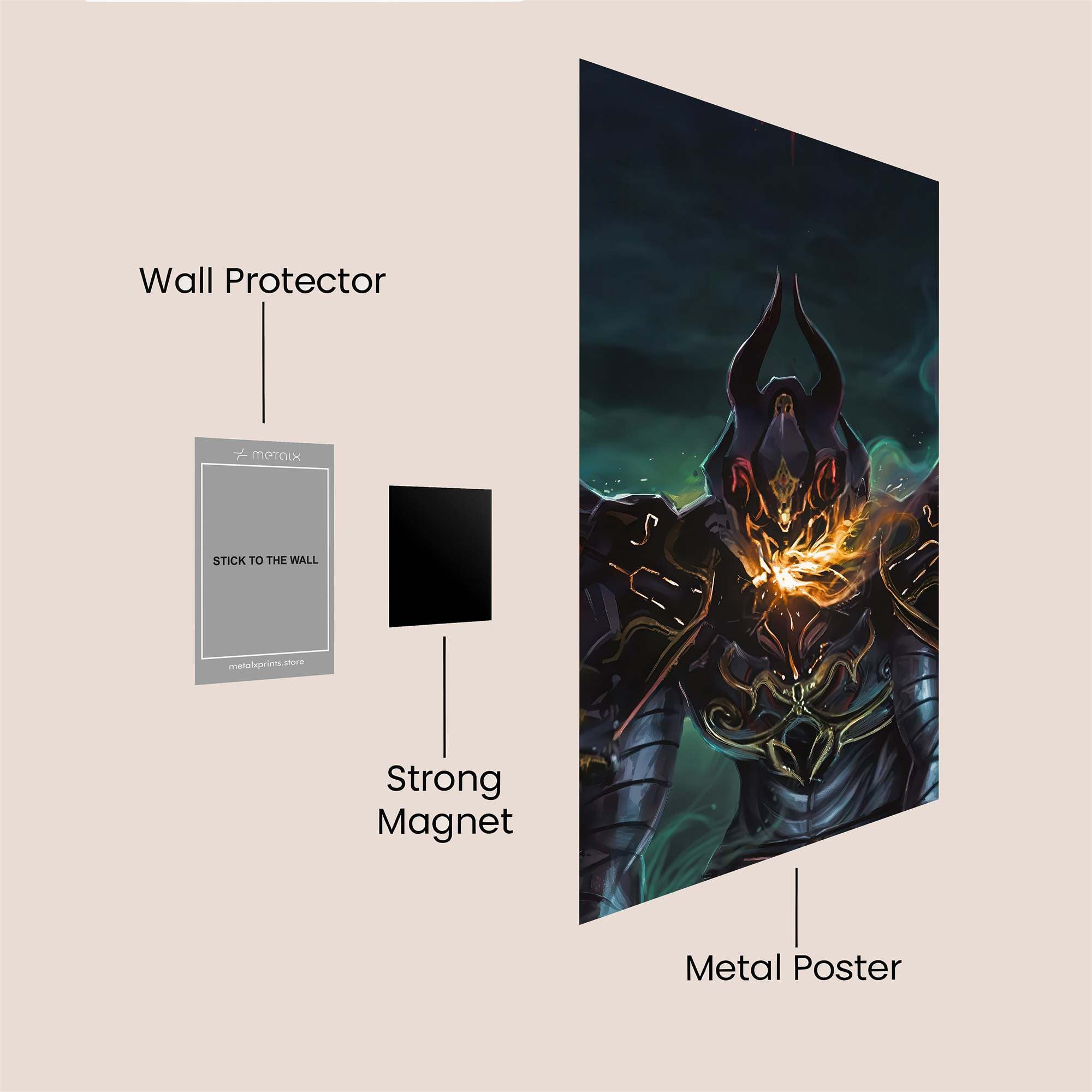 Demon Fury Safe Wall Magnetic / M