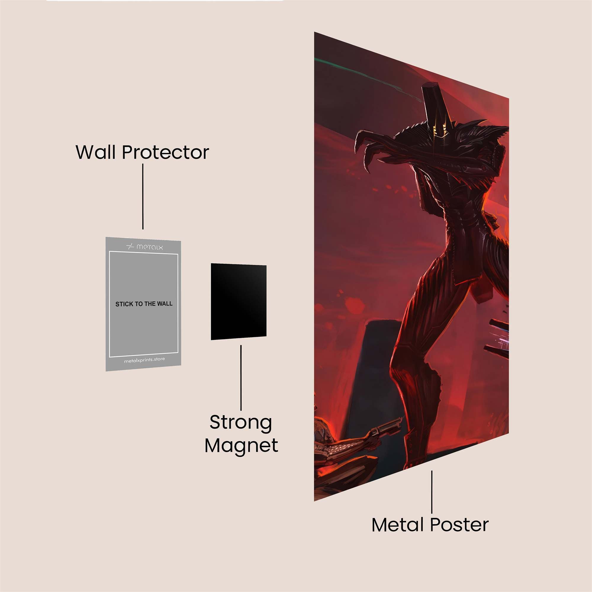 Nemesis Unleashed Safe Wall Magnetic / M
