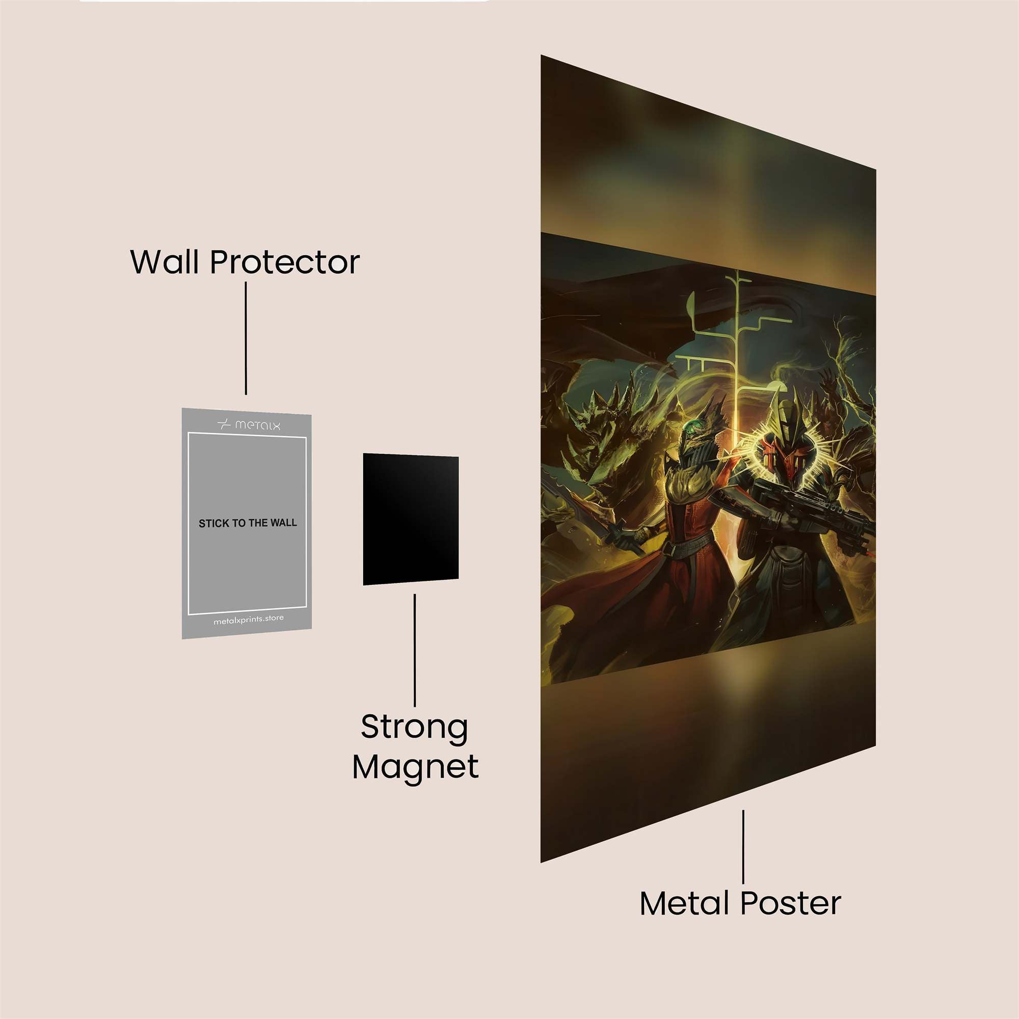 Warrior Radiance Safe Wall Magnetic / M