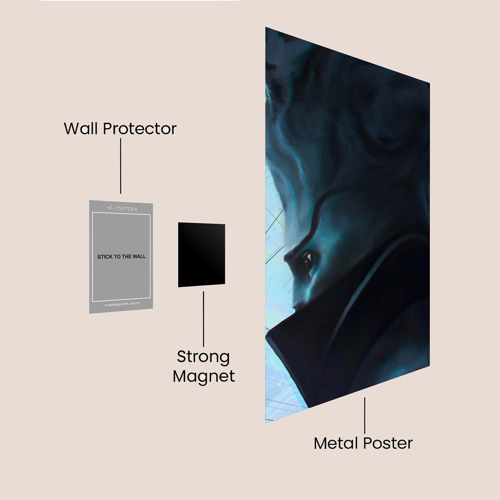 Alien Enigma Safe Wall Magnetic / M