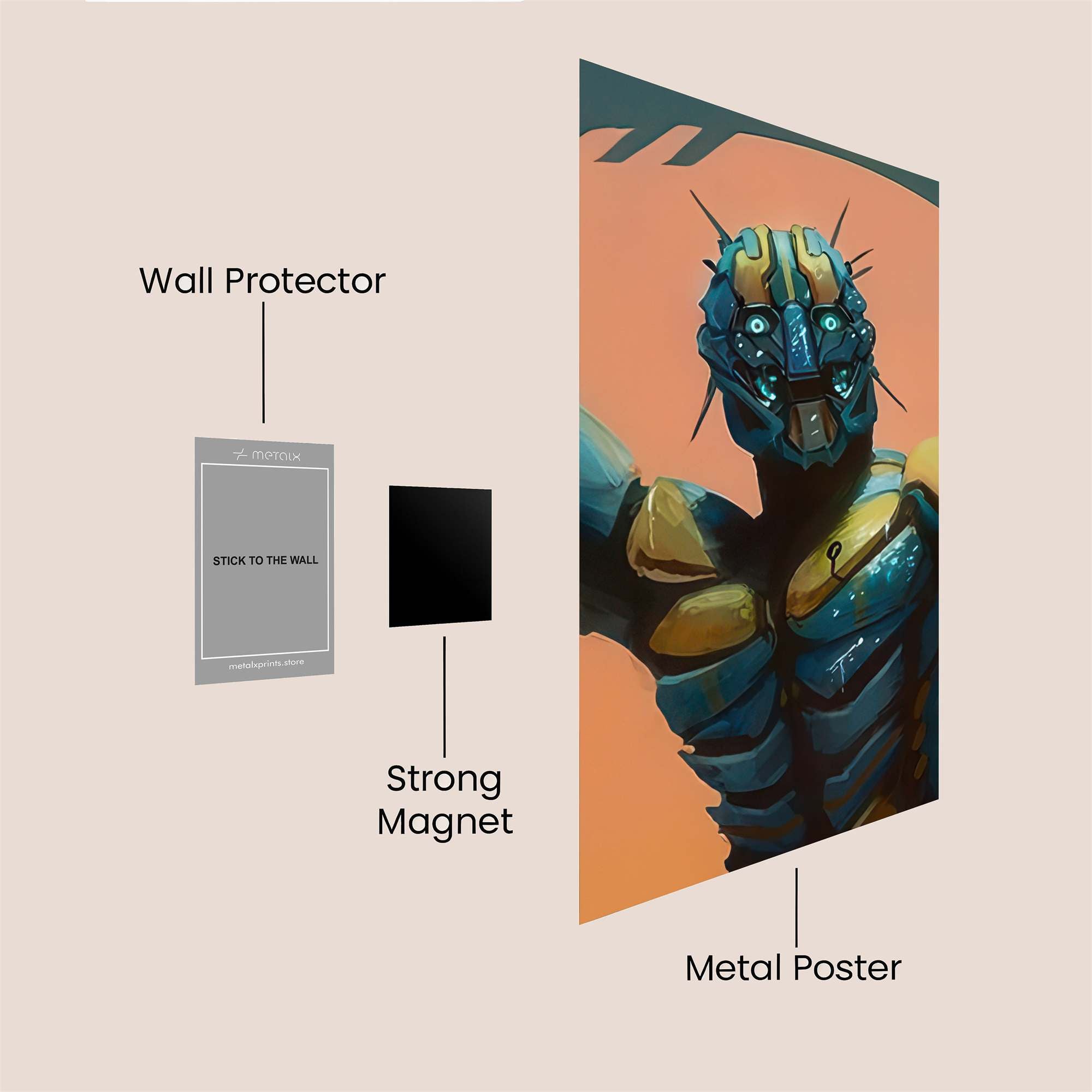 Sentinel Victorious Safe Wall Magnetic / M
