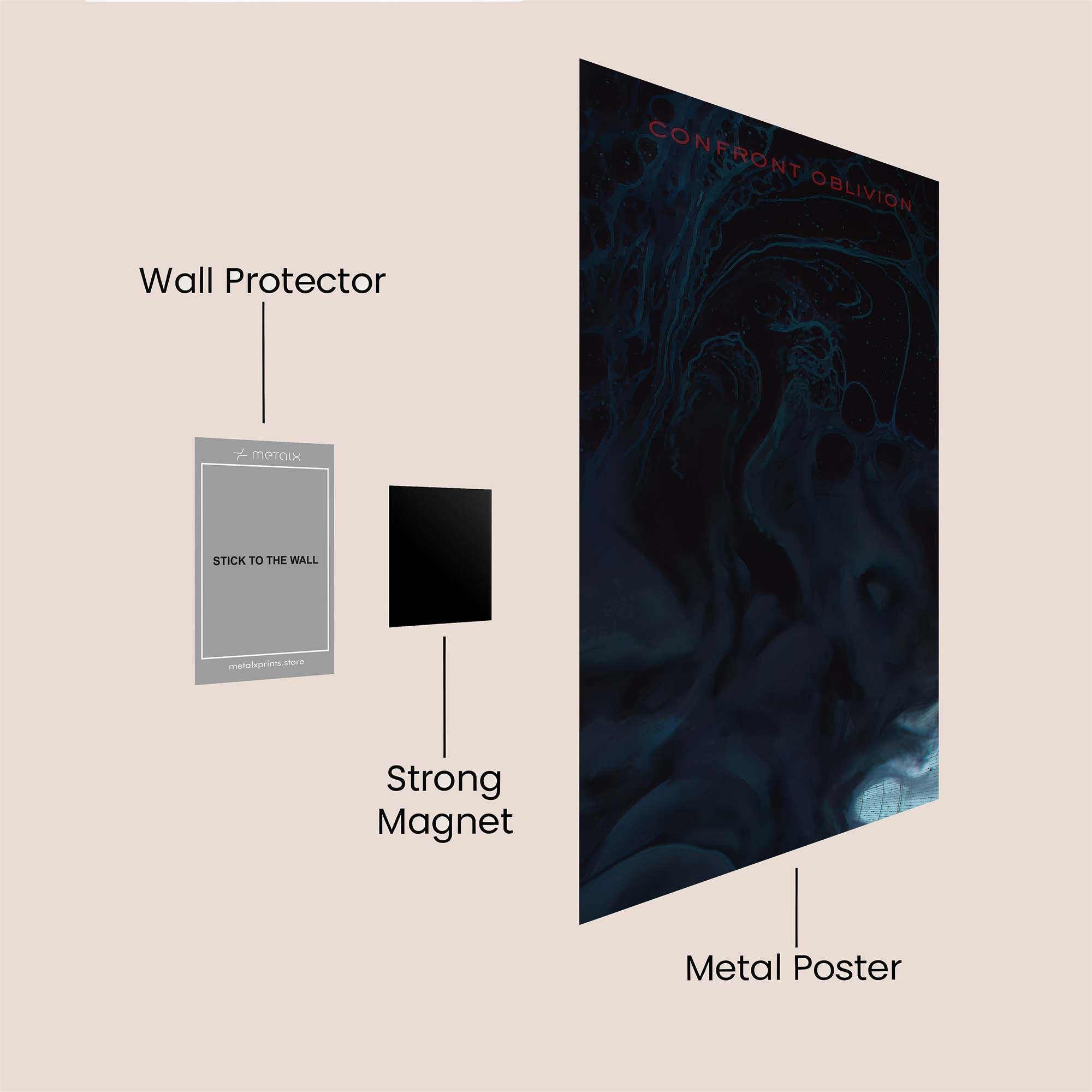 Shadow Whisper Safe Wall Magnetic / M