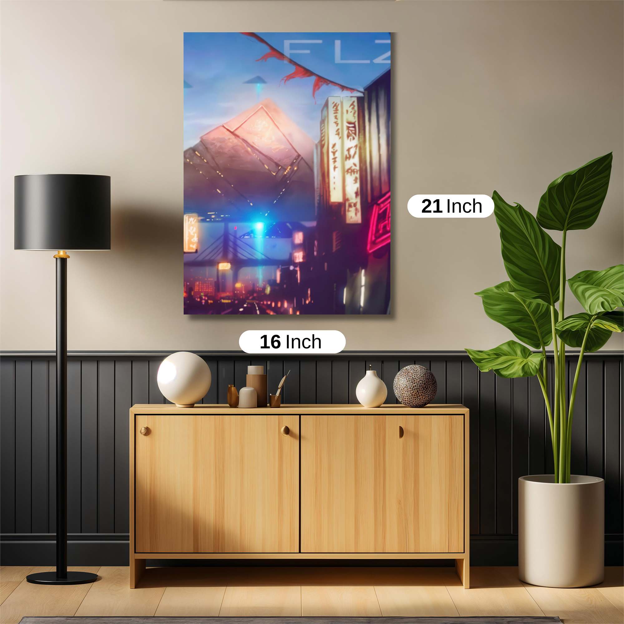 Cyber Serenity Safe Wall Magnetic / M