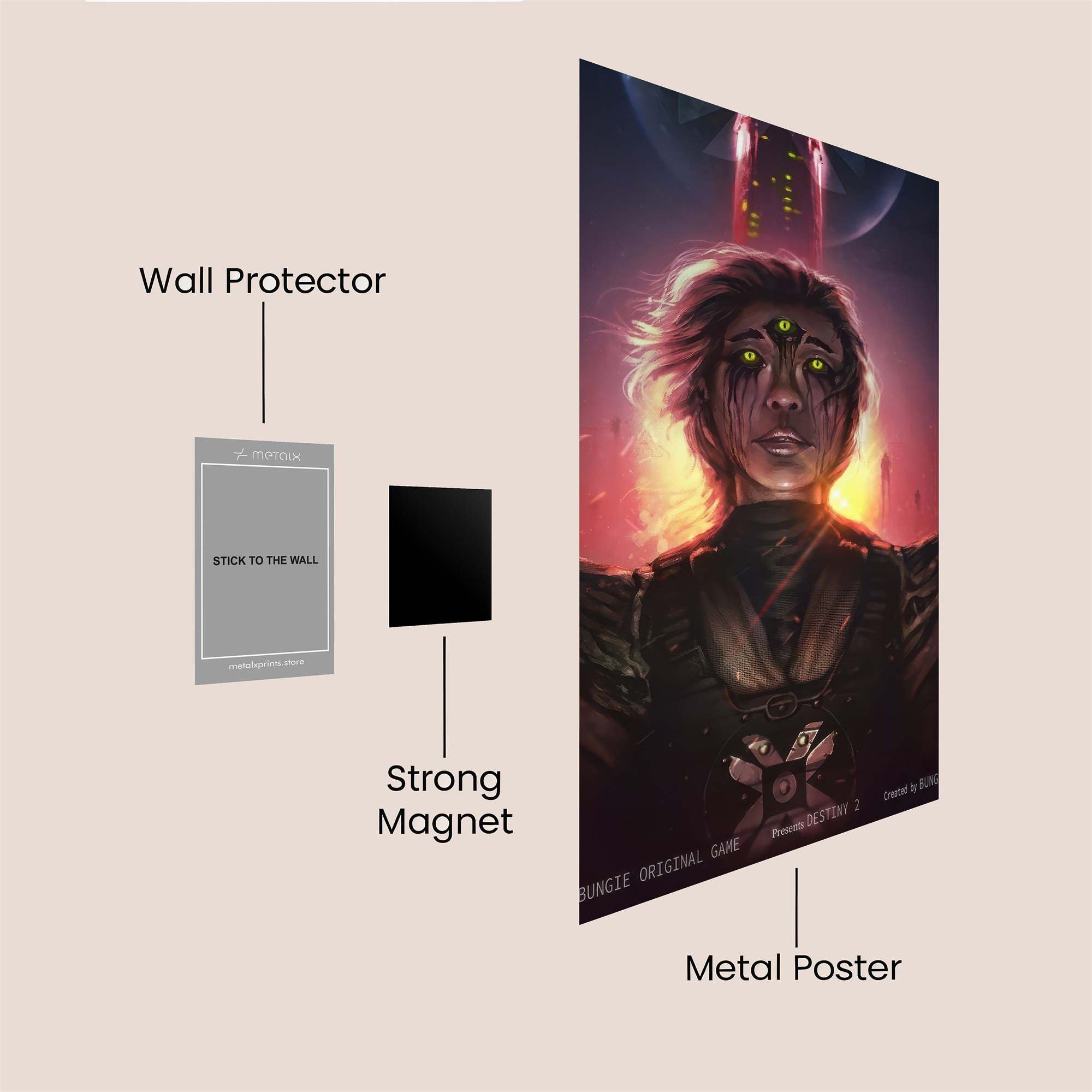 Alien Ascension Safe Wall Magnetic / M