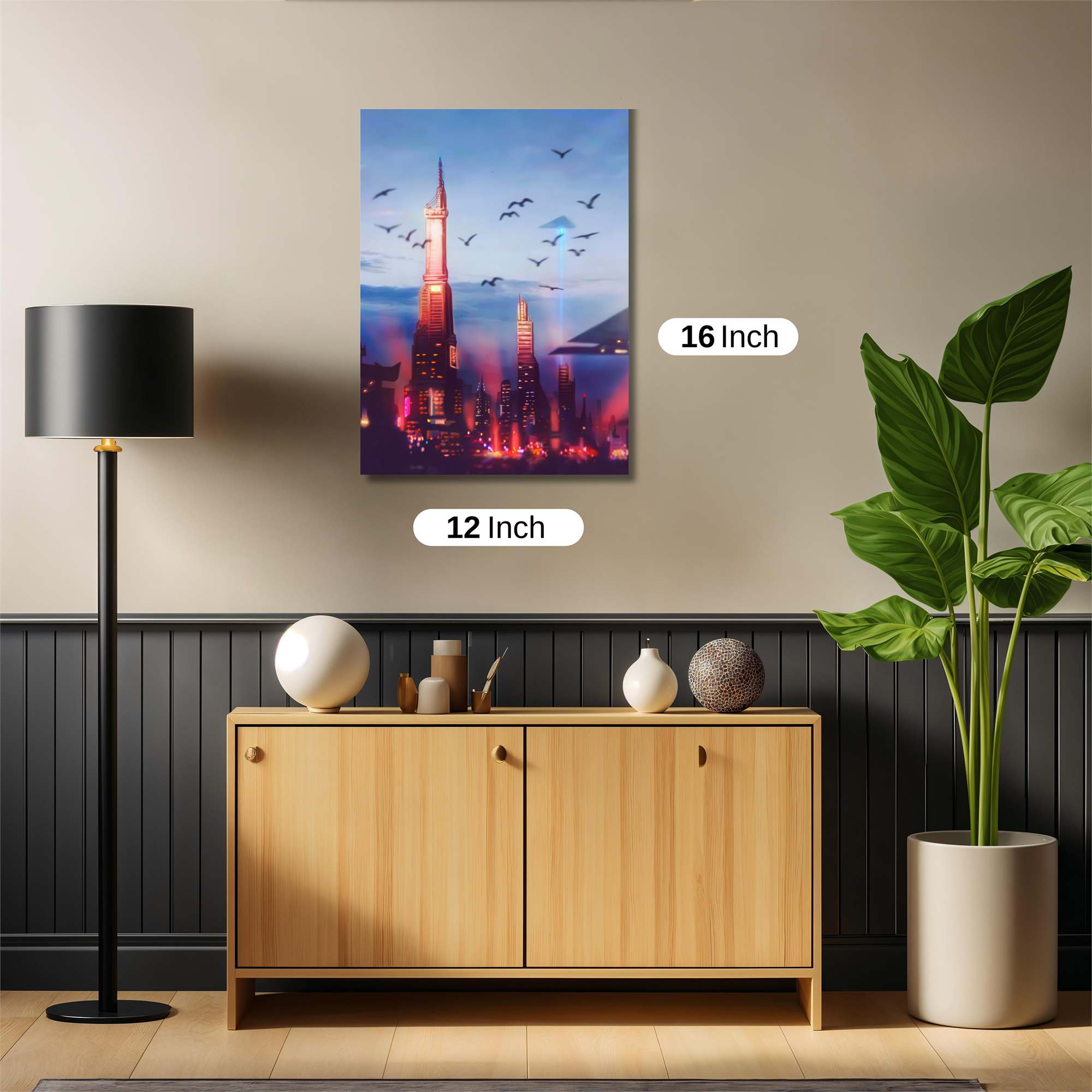 Burj Serenity Safe Wall Magnetic / M
