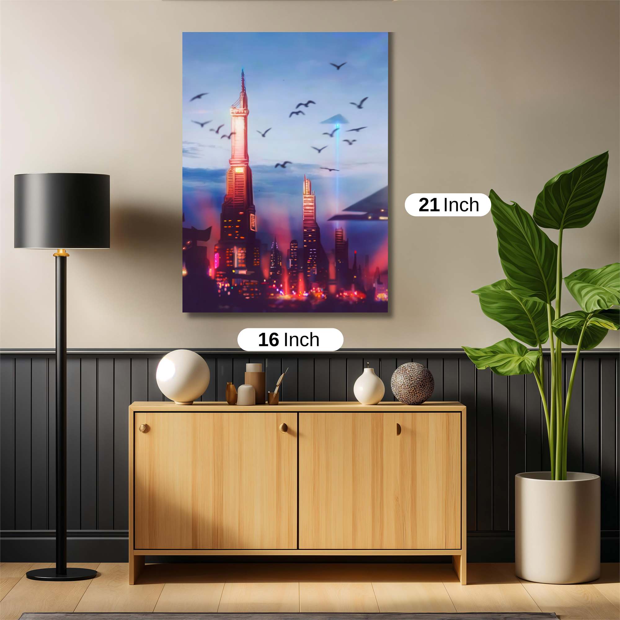 Burj Serenity Safe Wall Magnetic / M