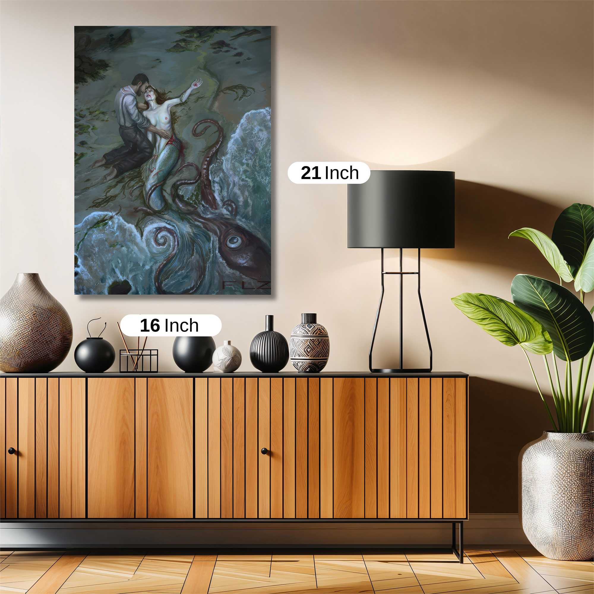 Kraken's Embrace Safe Wall Magnetic / M