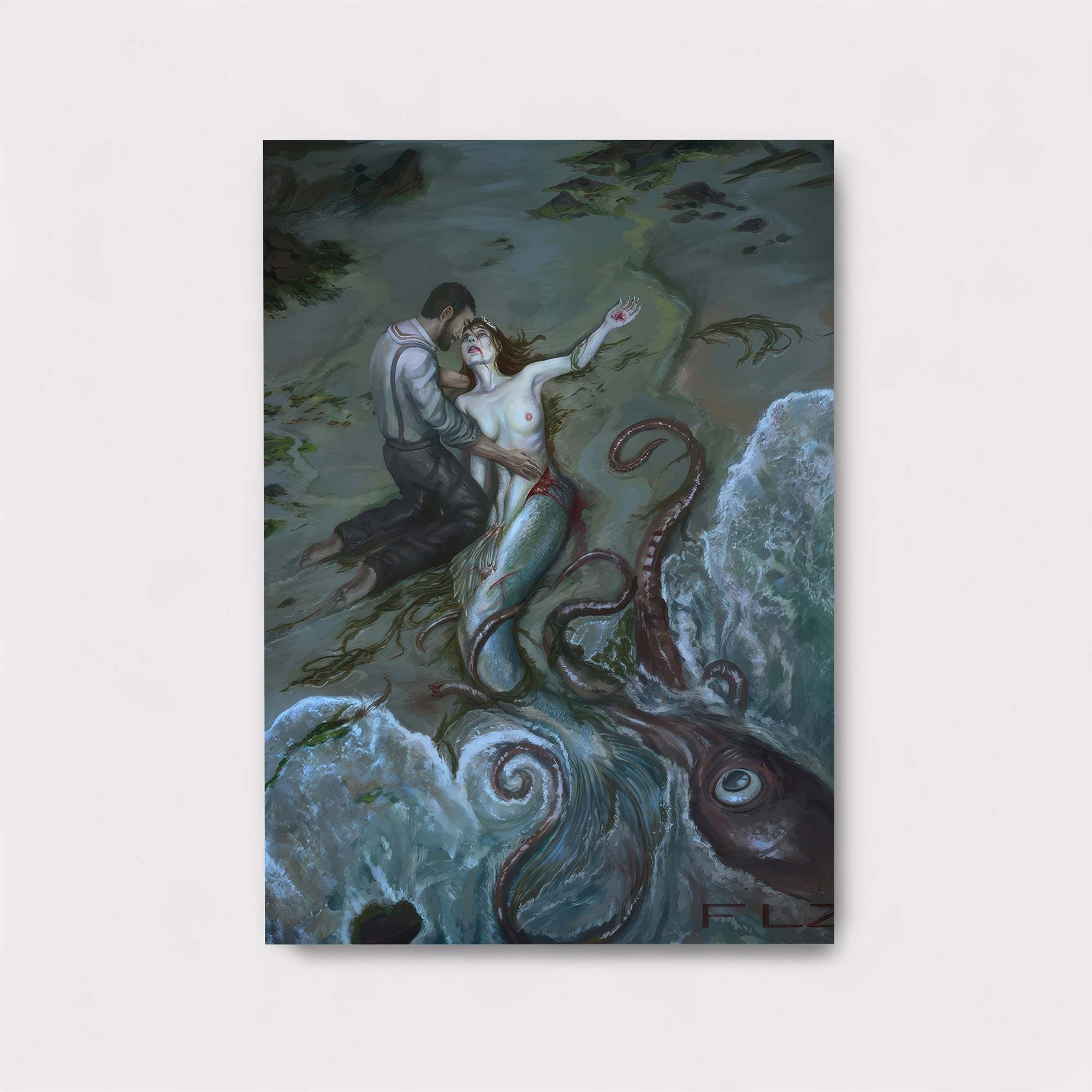 Kraken's Embrace Safe Wall Magnetic / M
