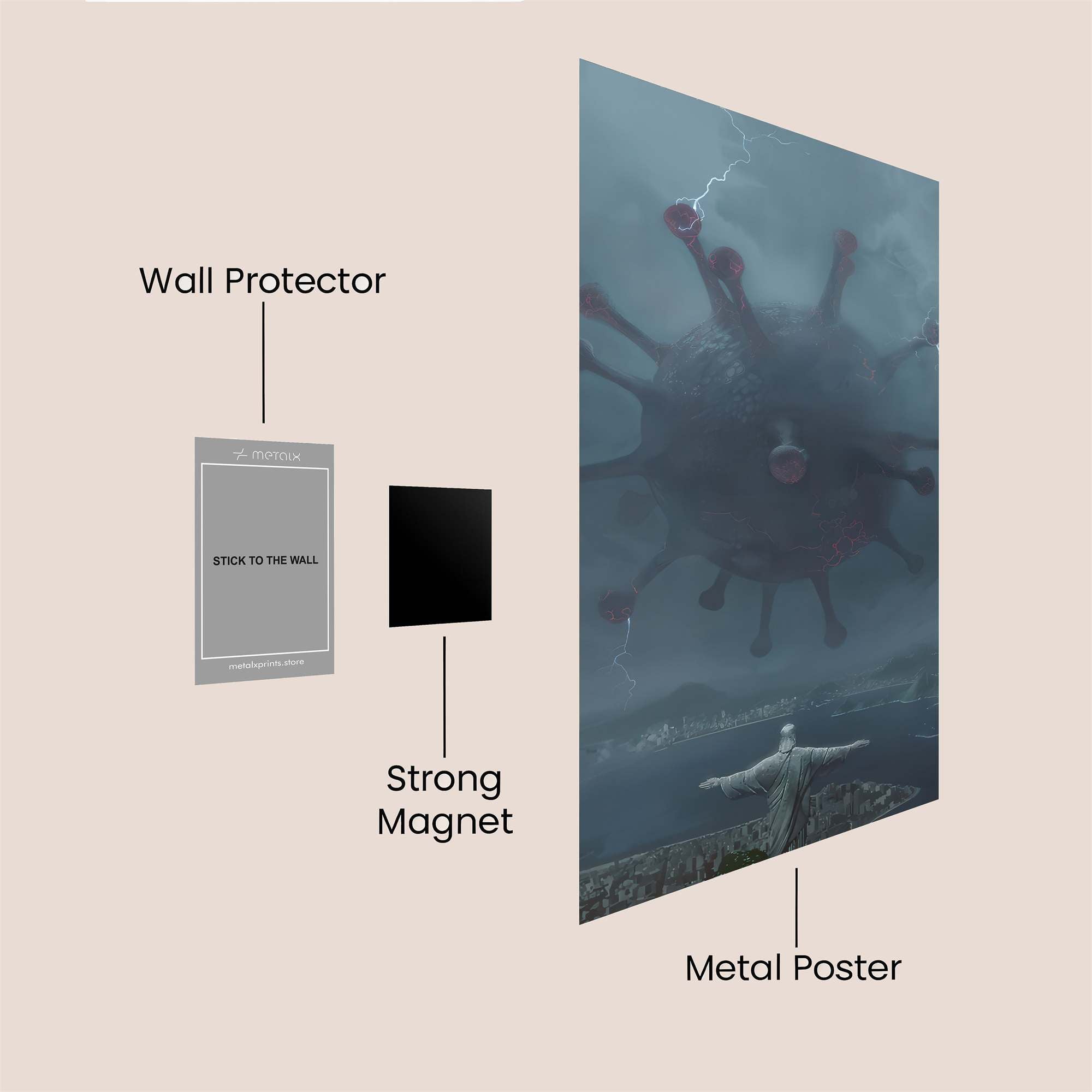 Christ Calamity Safe Wall Magnetic / M