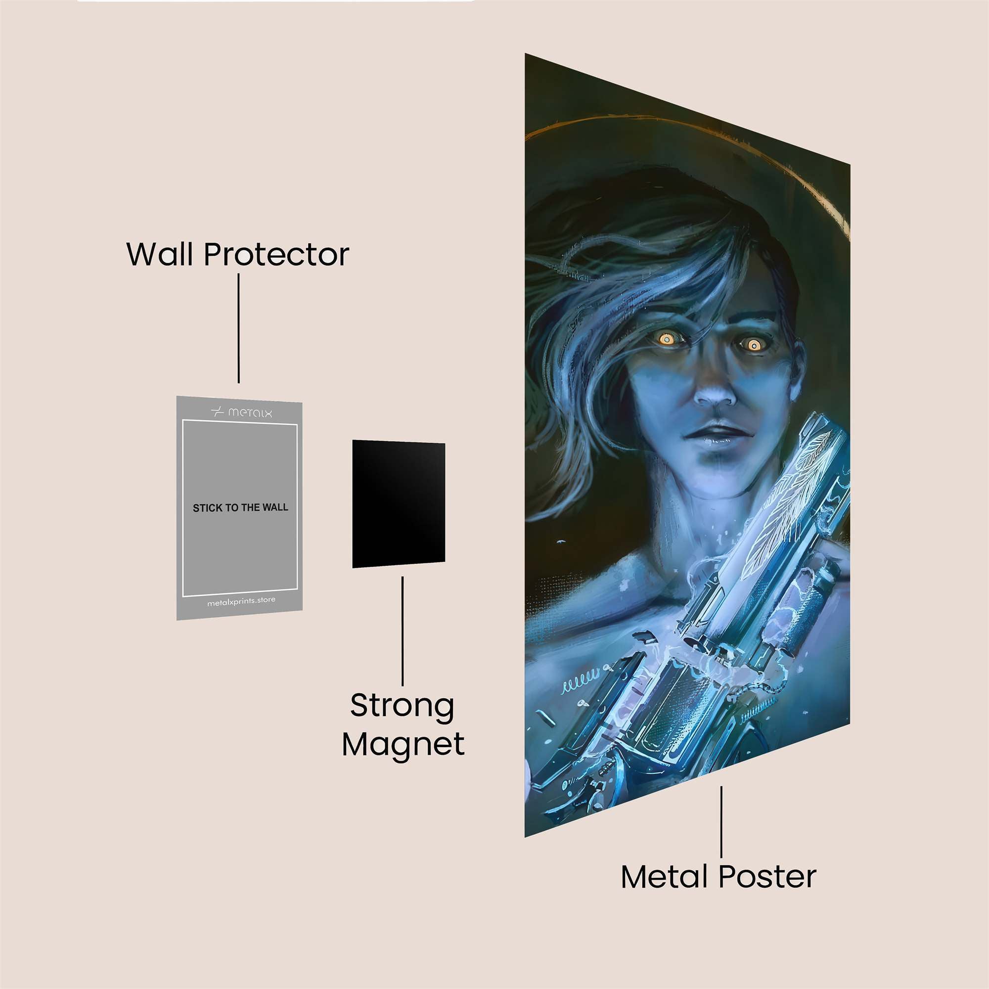 Ethereal Vigil Safe Wall Magnetic / M