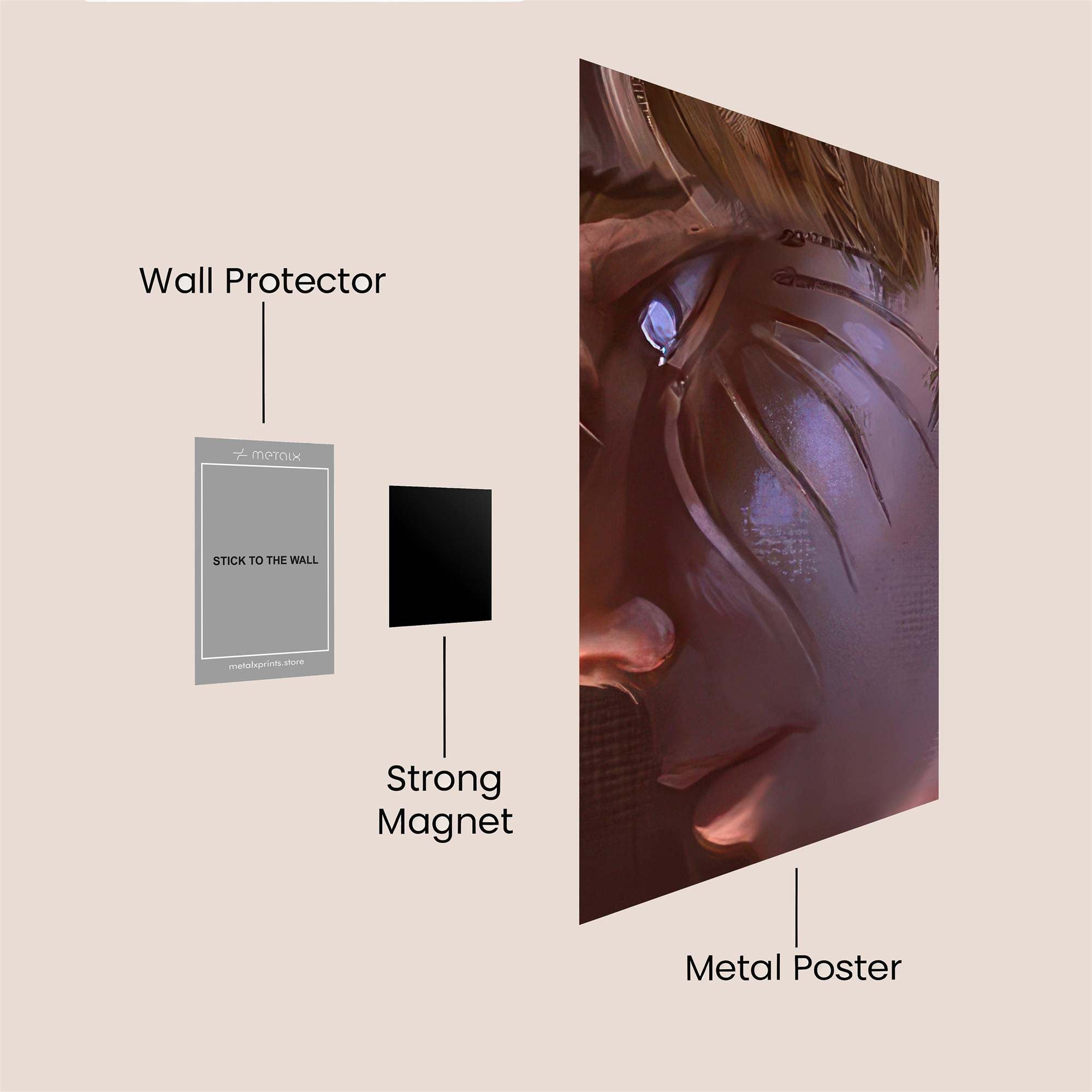 Gaze Ethereal Safe Wall Magnetic / M