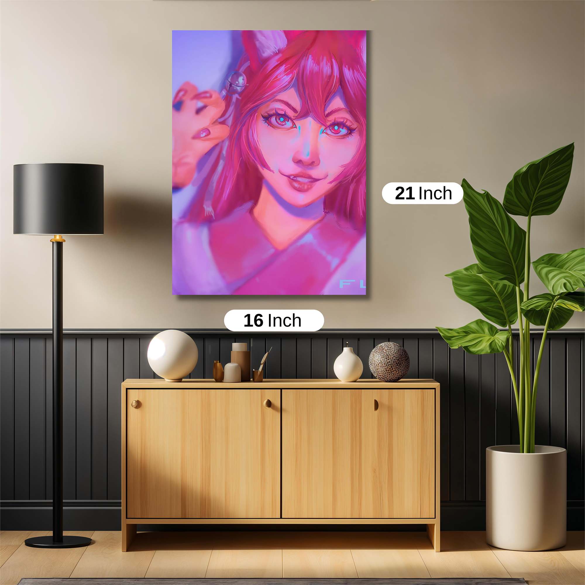 Ahri Enigmatic Safe Wall Magnetic / M
