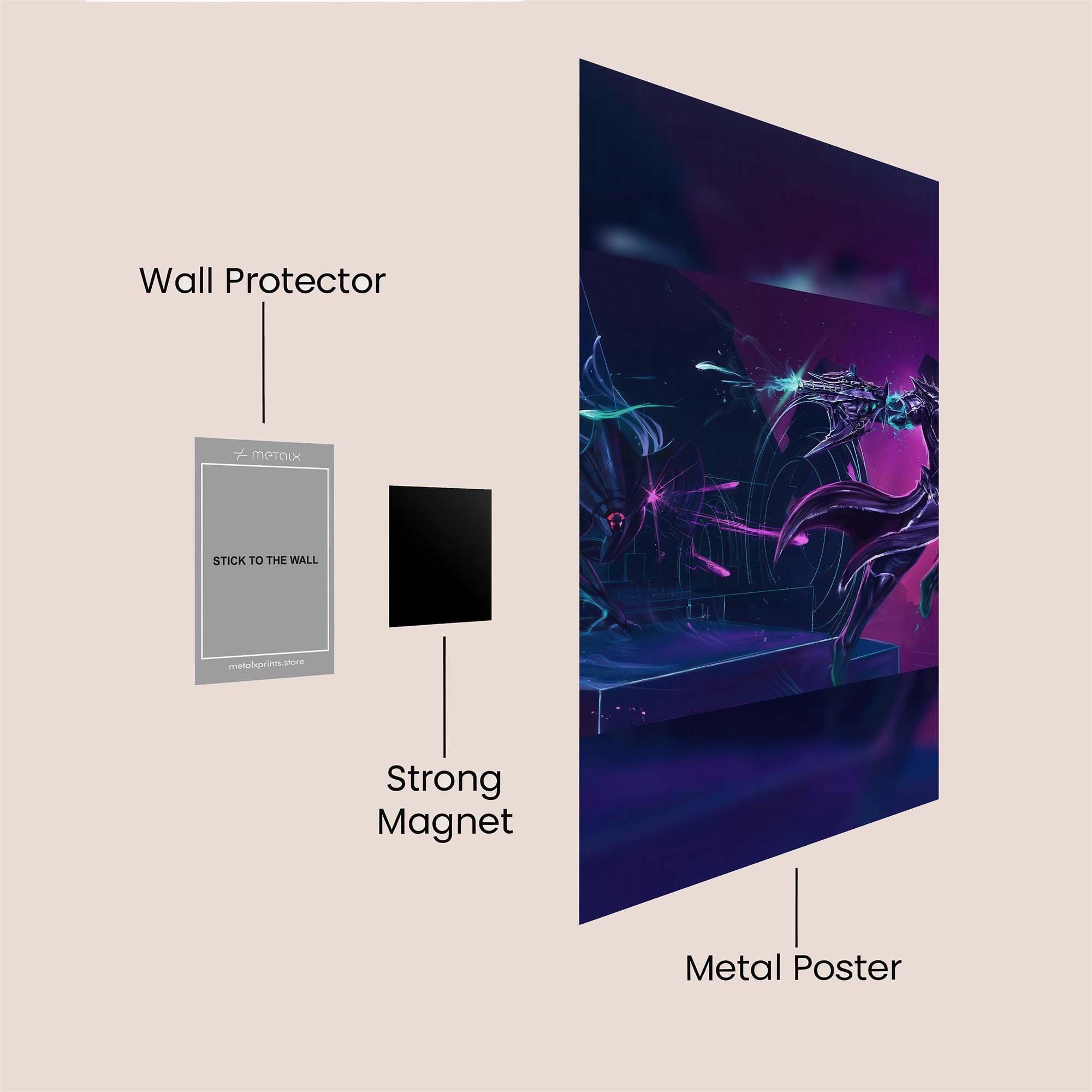 Raze Unleashed Safe Wall Magnetic / M
