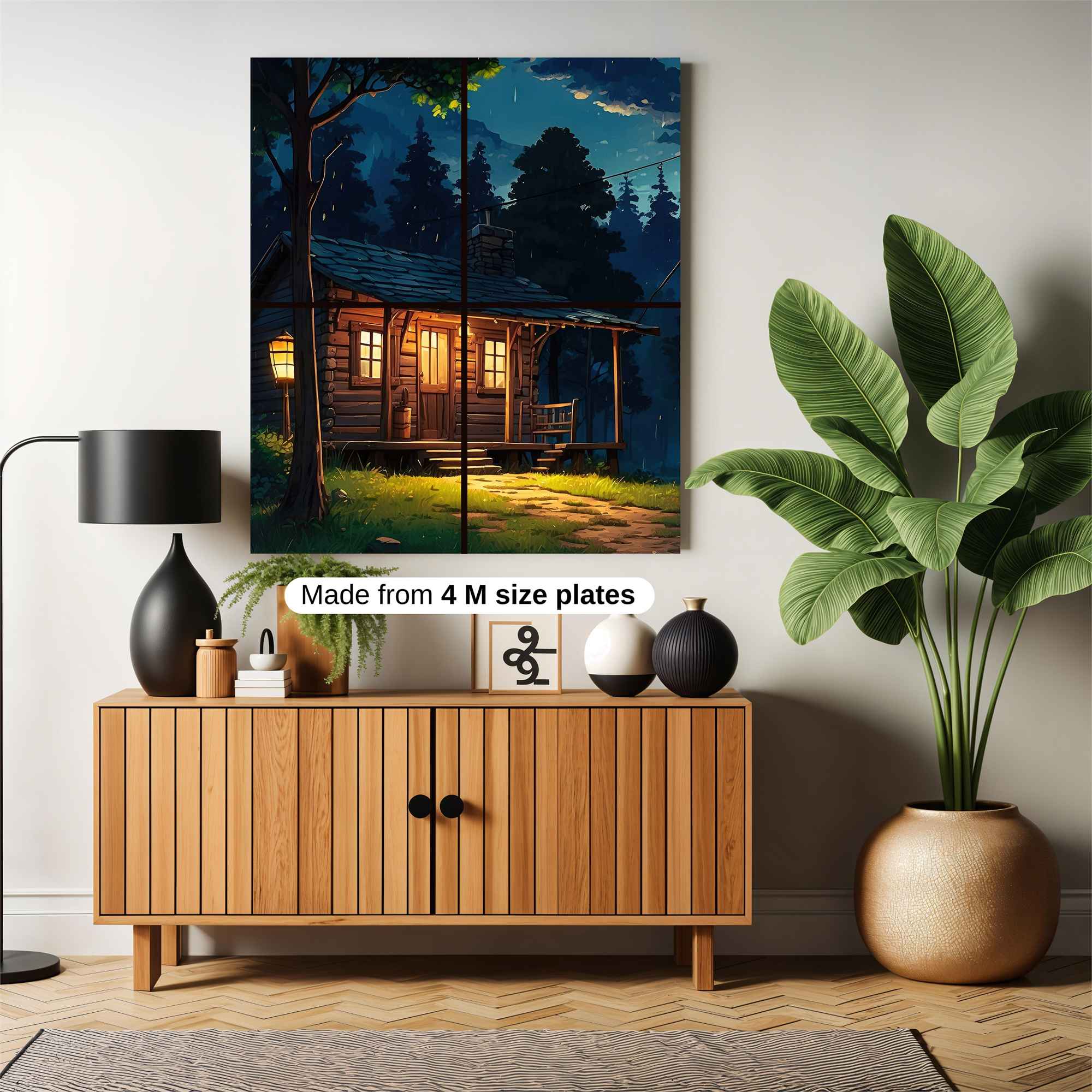 Cabin Tranquility Safe Wall Magnetic / M
