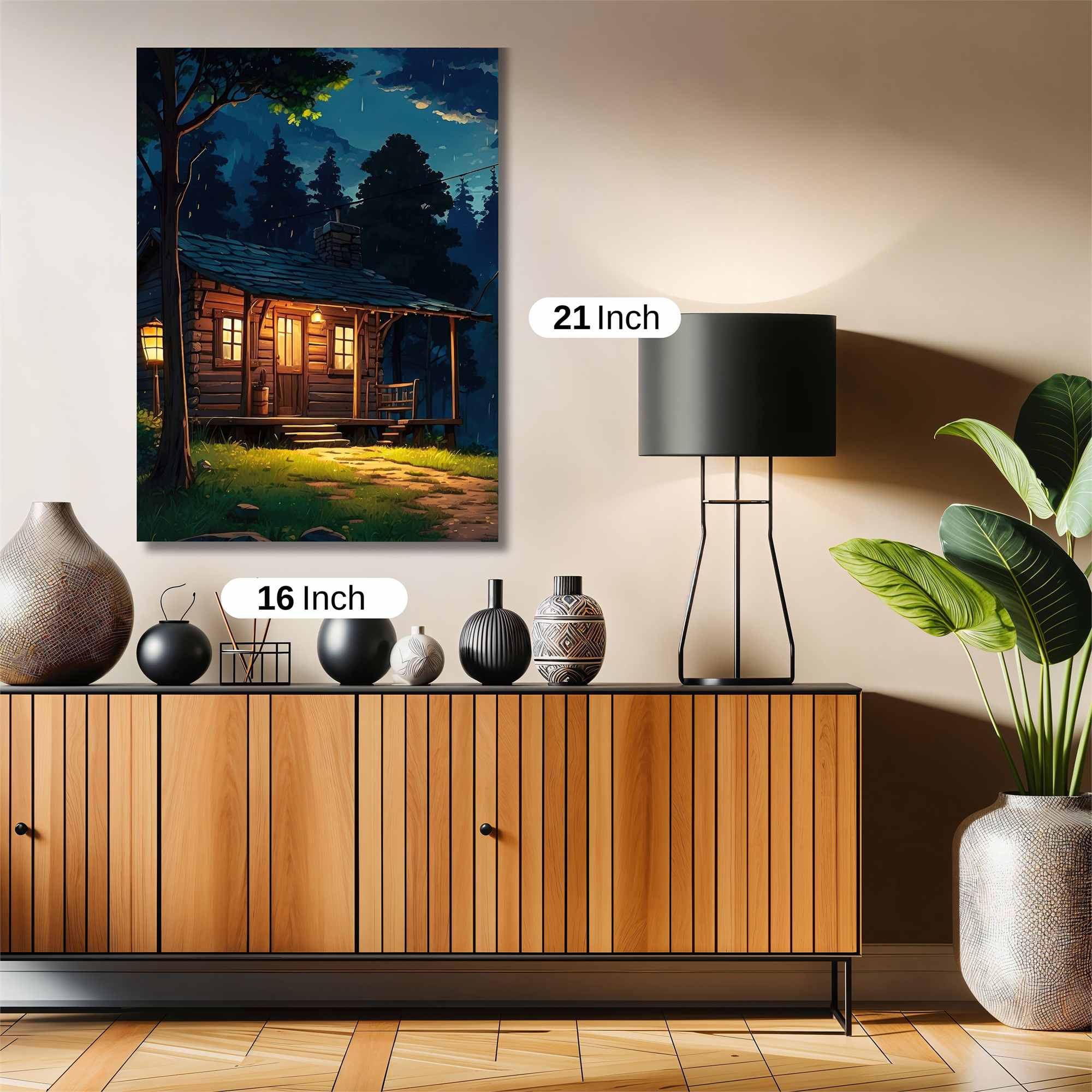 Cabin Tranquility Safe Wall Magnetic / M