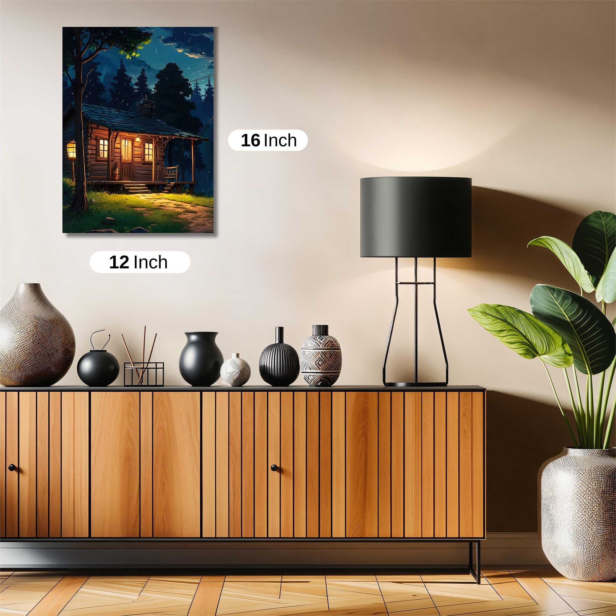 Cabin Tranquility Safe Wall Magnetic / M