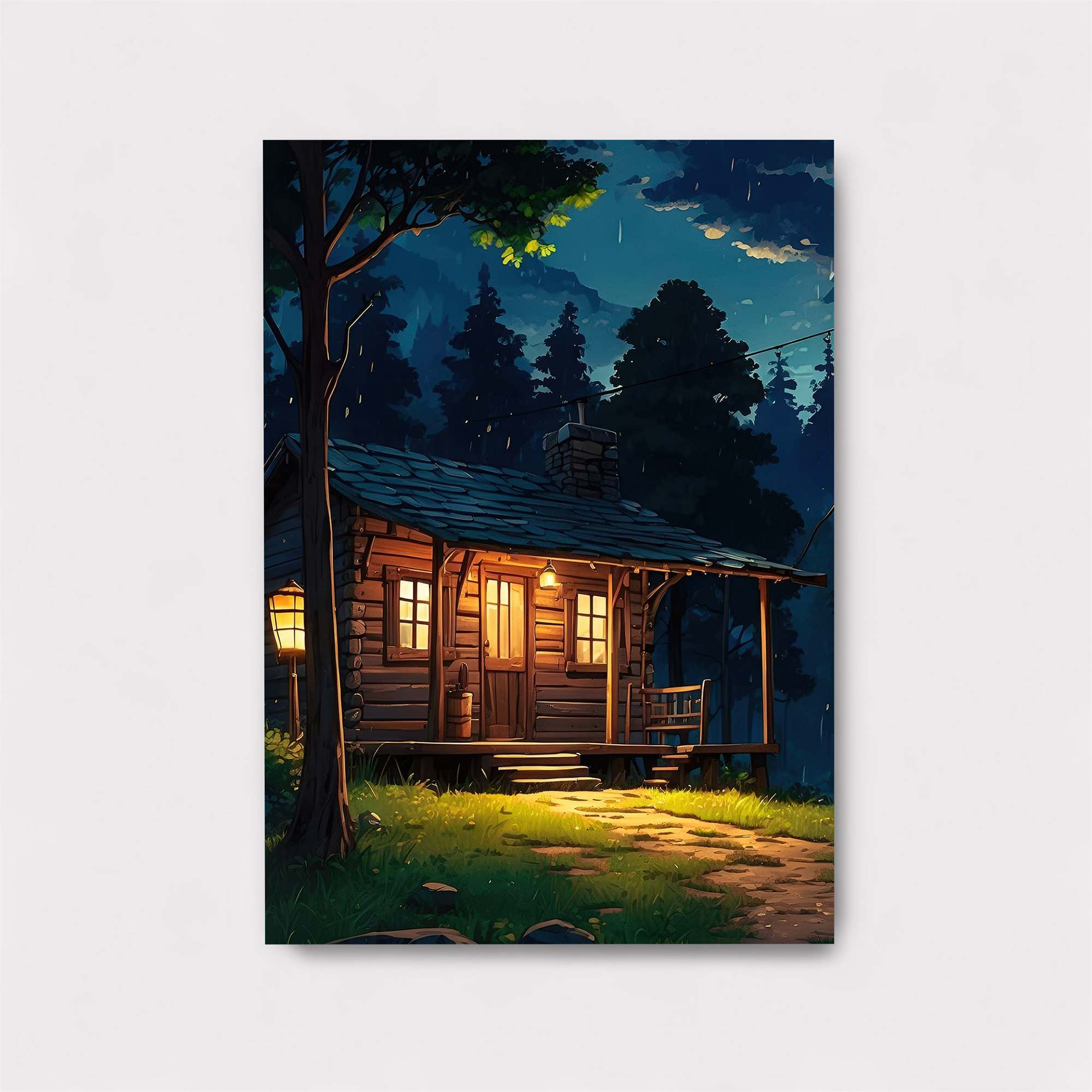 Cabin Tranquility Safe Wall Magnetic / M