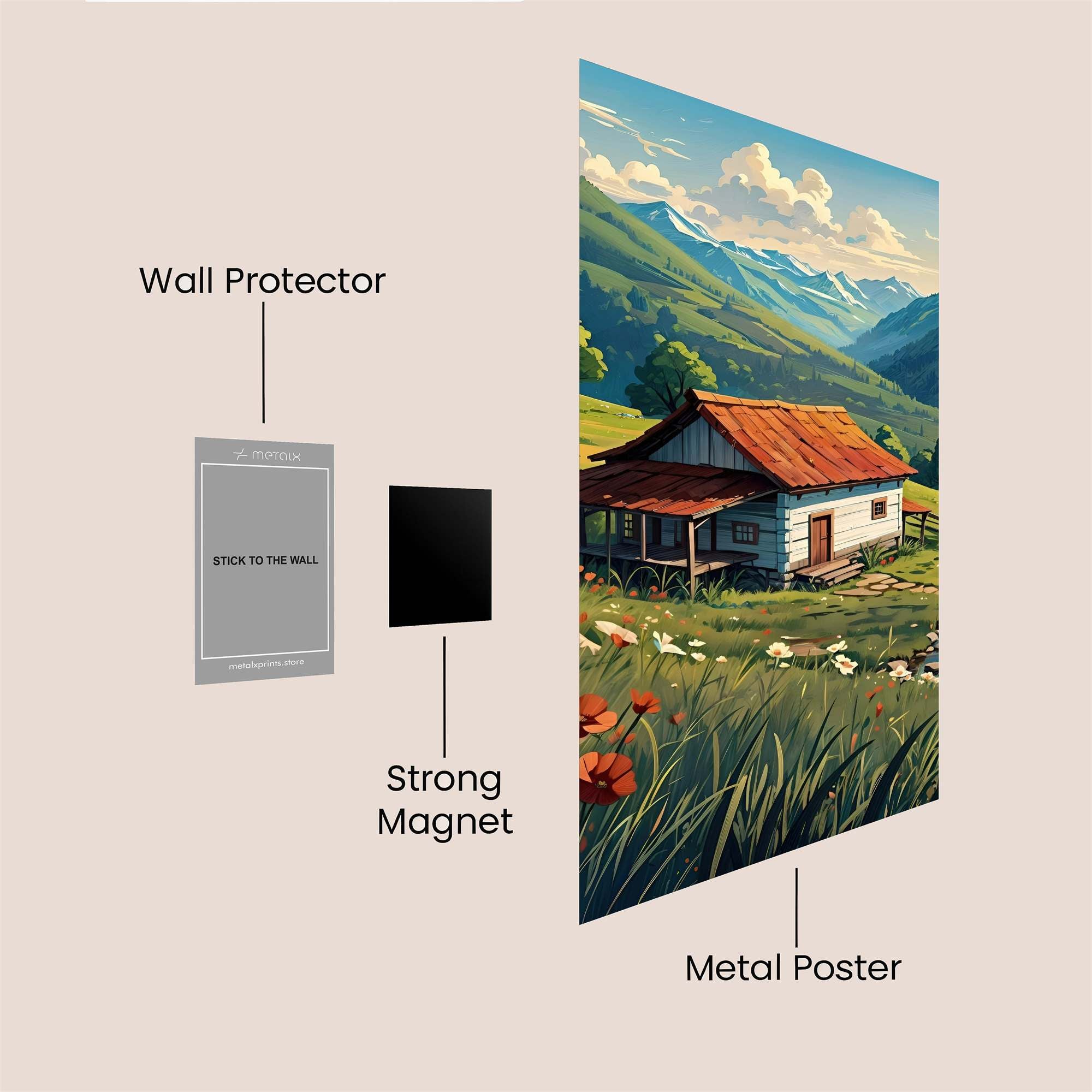 Cabin Serenity Safe Wall Magnetic / M