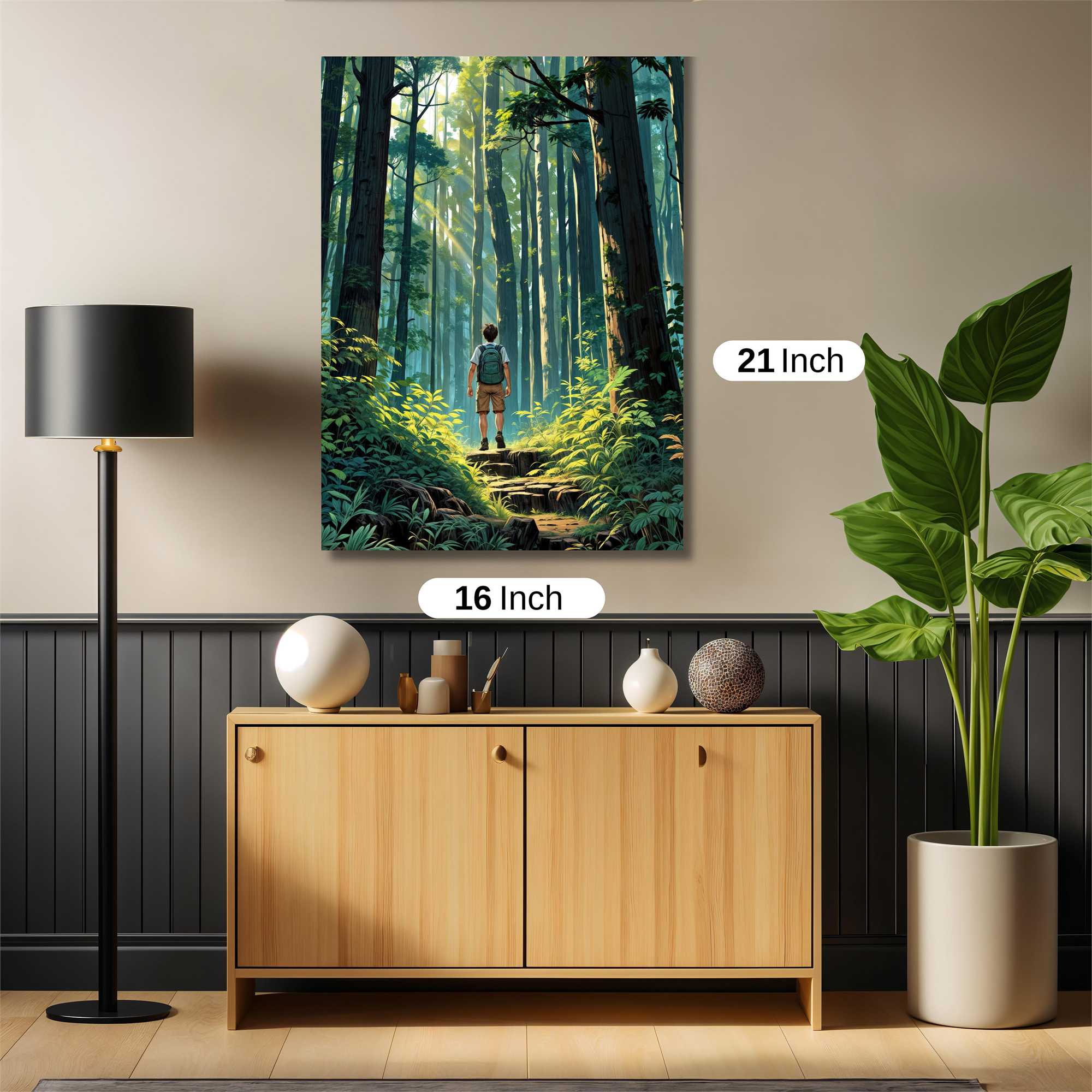 Forest Serenity Safe Wall Magnetic / M