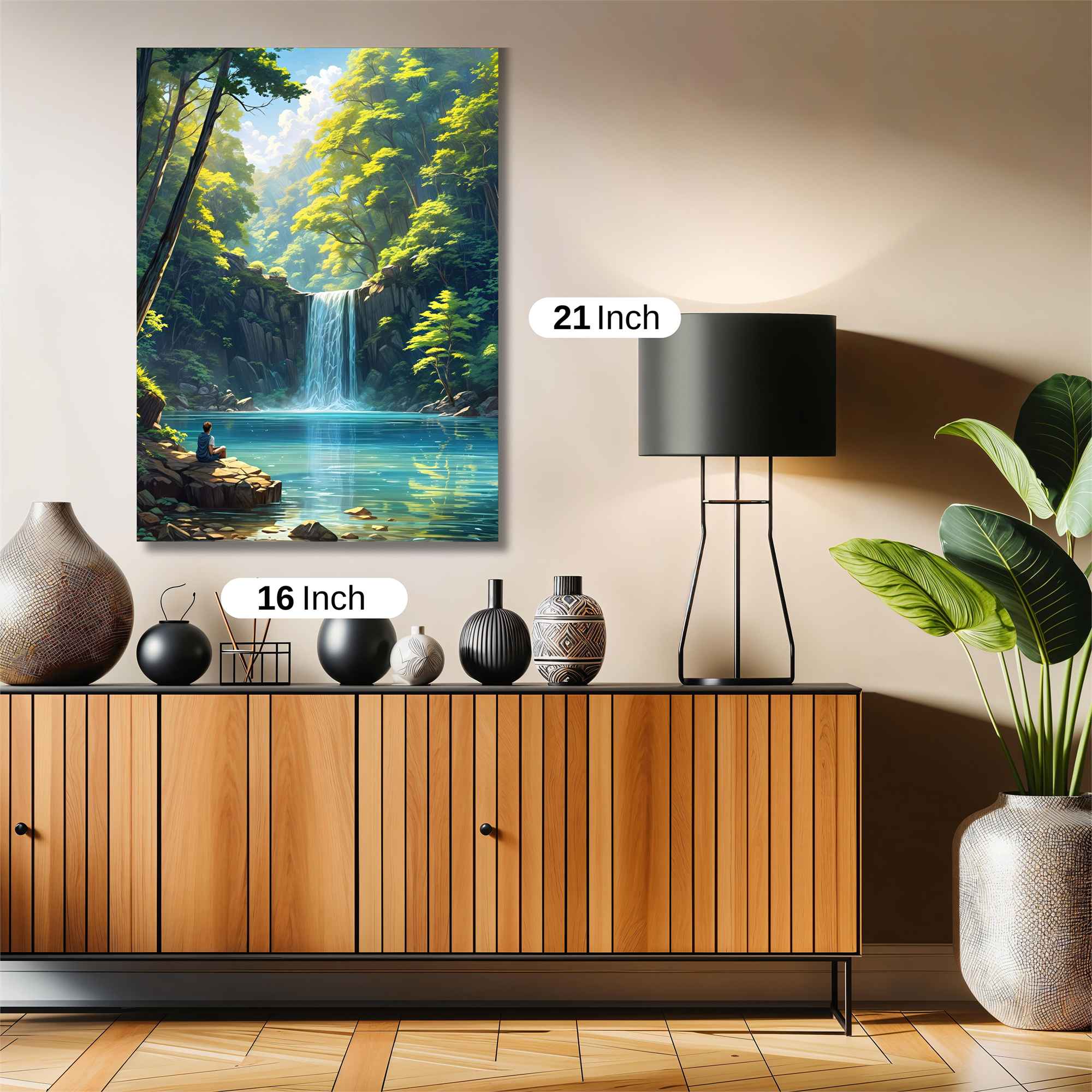 Forest Serenity Safe Wall Magnetic / M