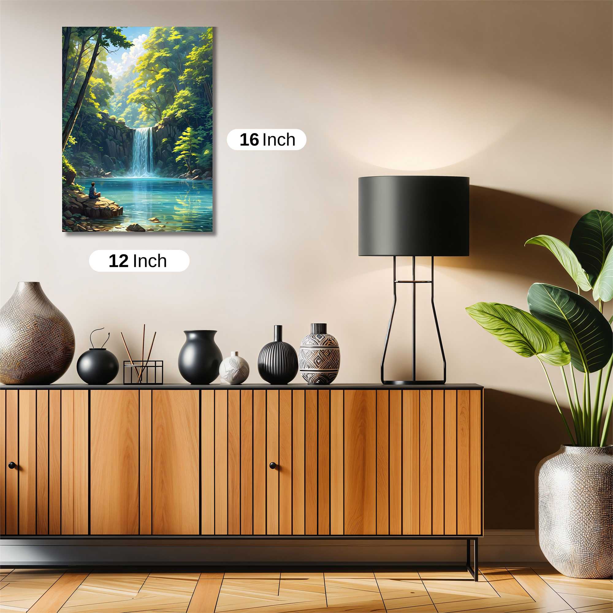 Forest Serenity Safe Wall Magnetic / M