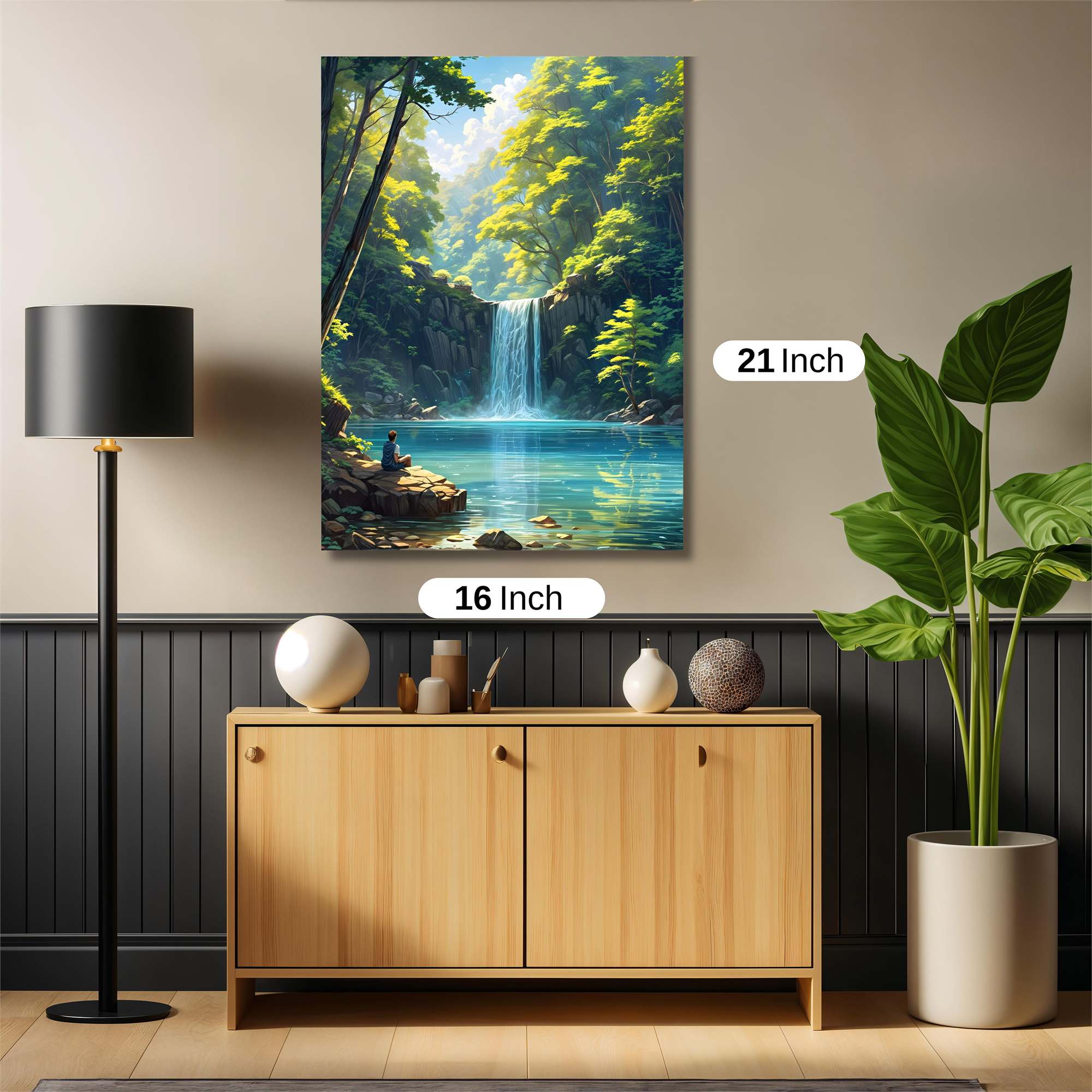 Forest Serenity Safe Wall Magnetic / M