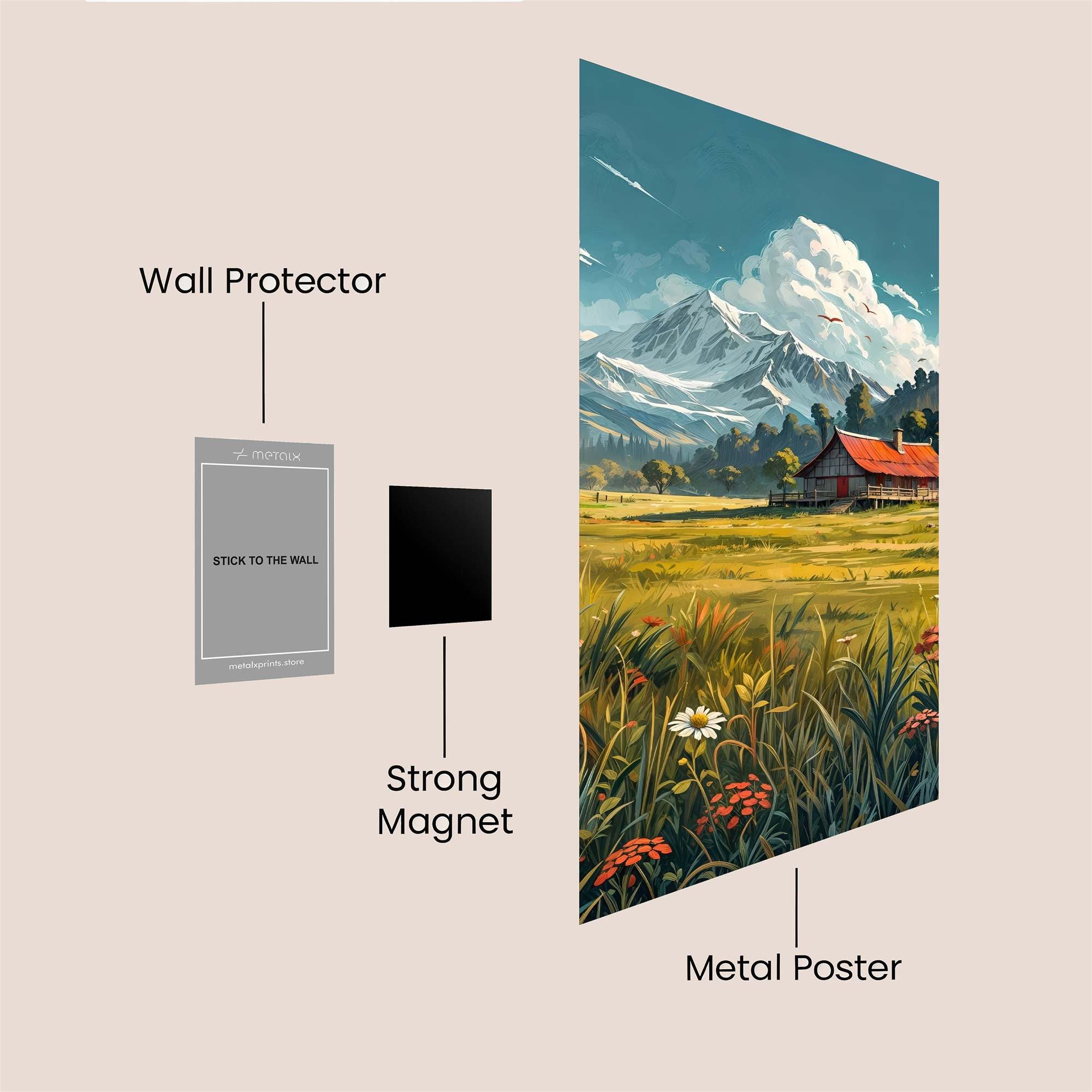 Alpine Serenity Safe Wall Magnetic / M