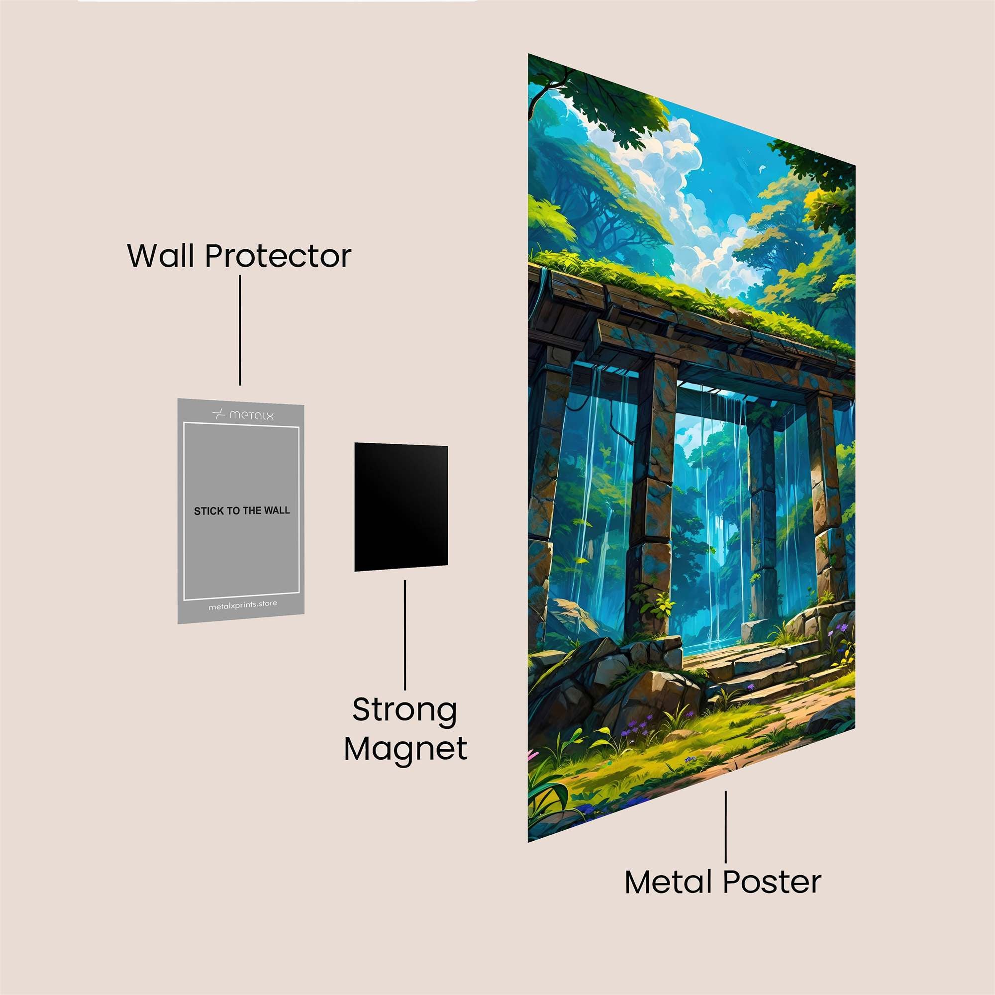 Mystic Serenity Safe Wall Magnetic / M