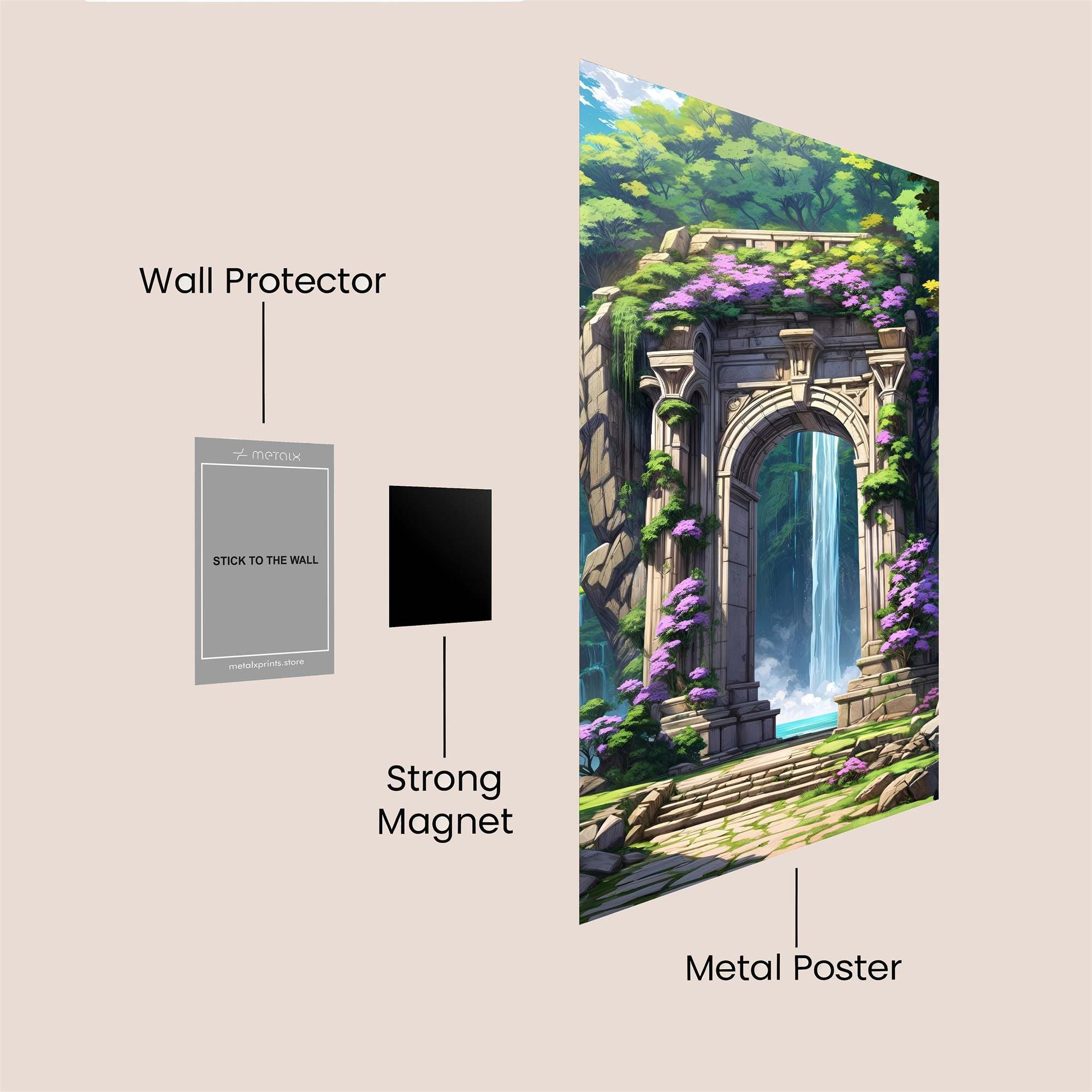 Arcane Serenity Safe Wall Magnetic / M