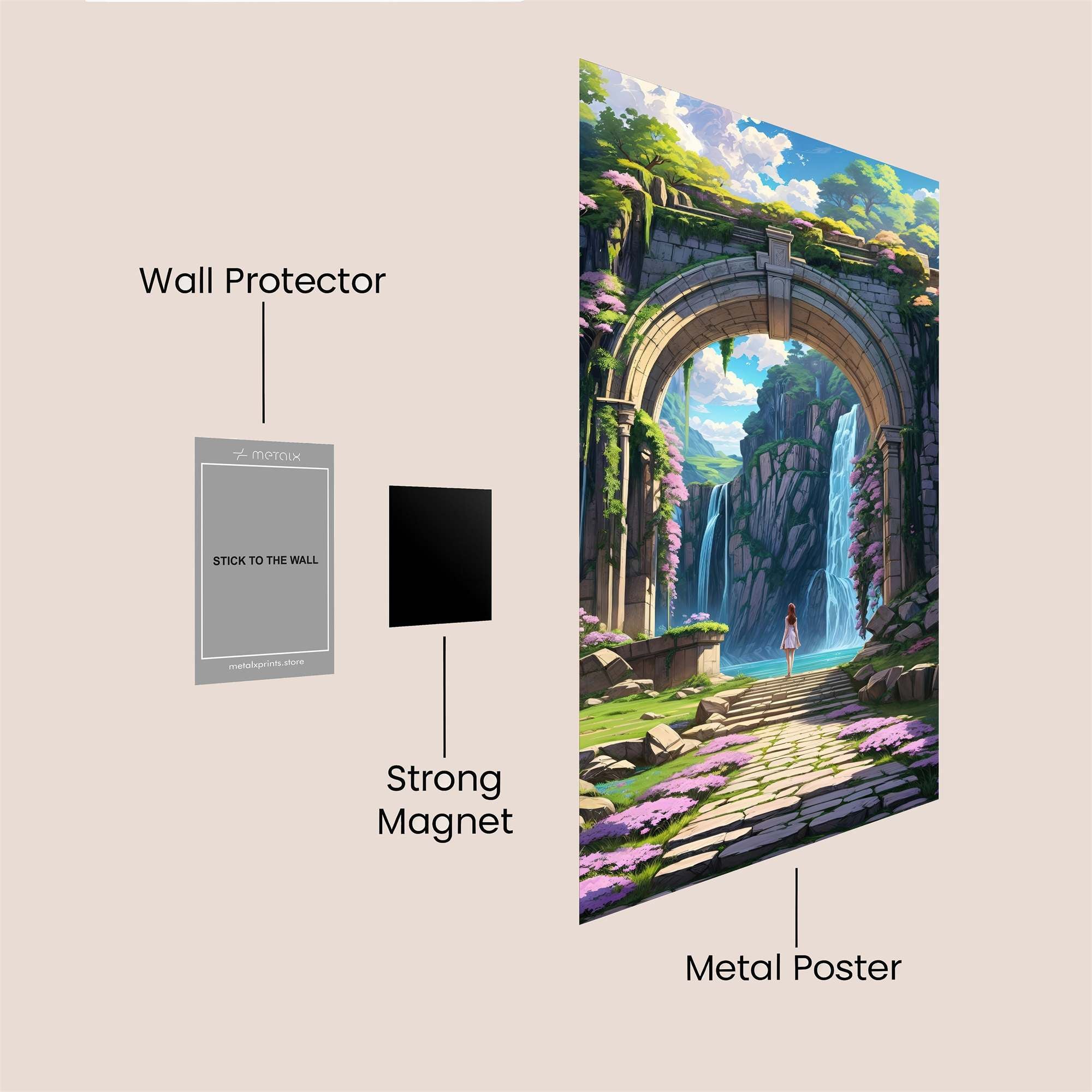 Arcane Tranquility Safe Wall Magnetic / M