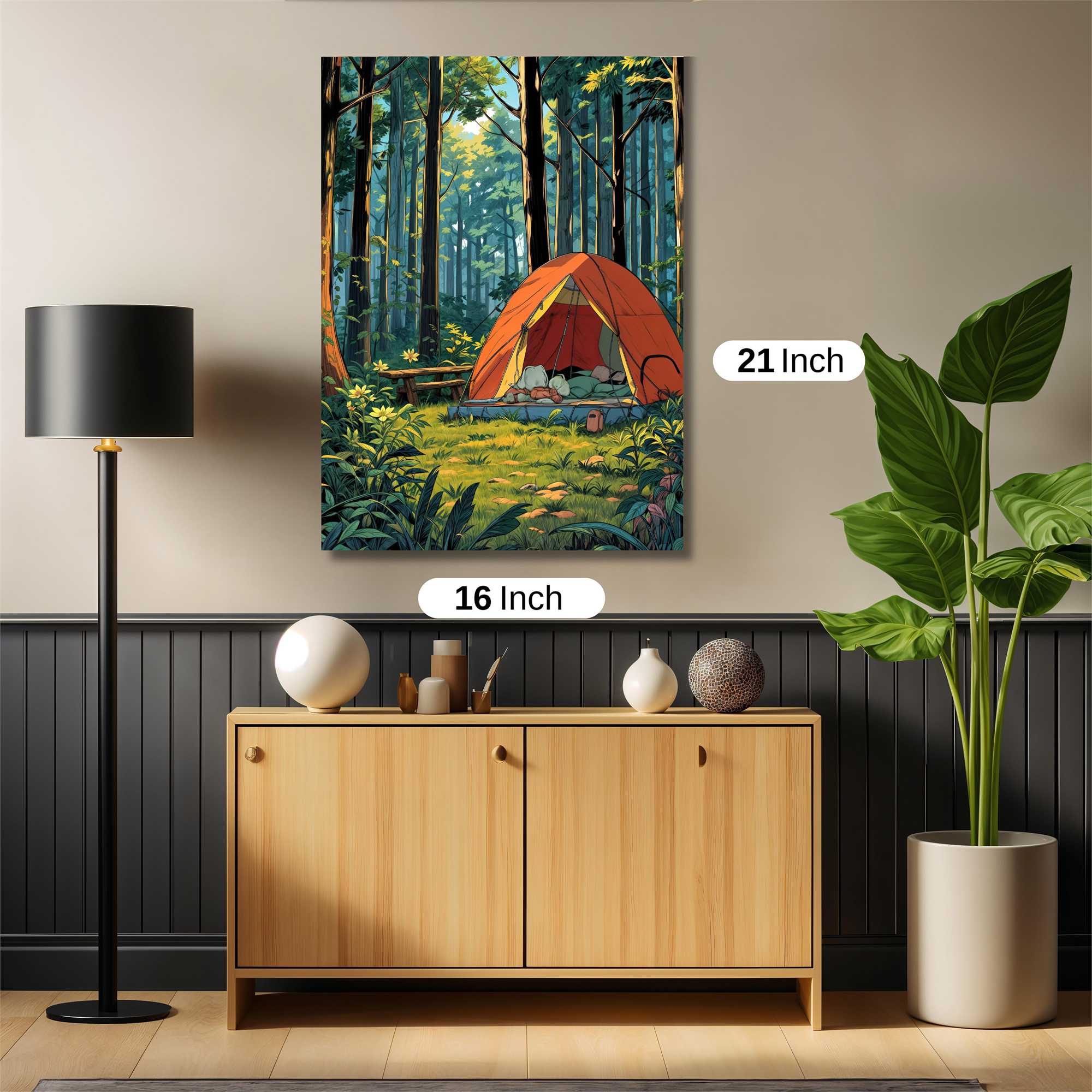 Forest Serenity Safe Wall Magnetic / M