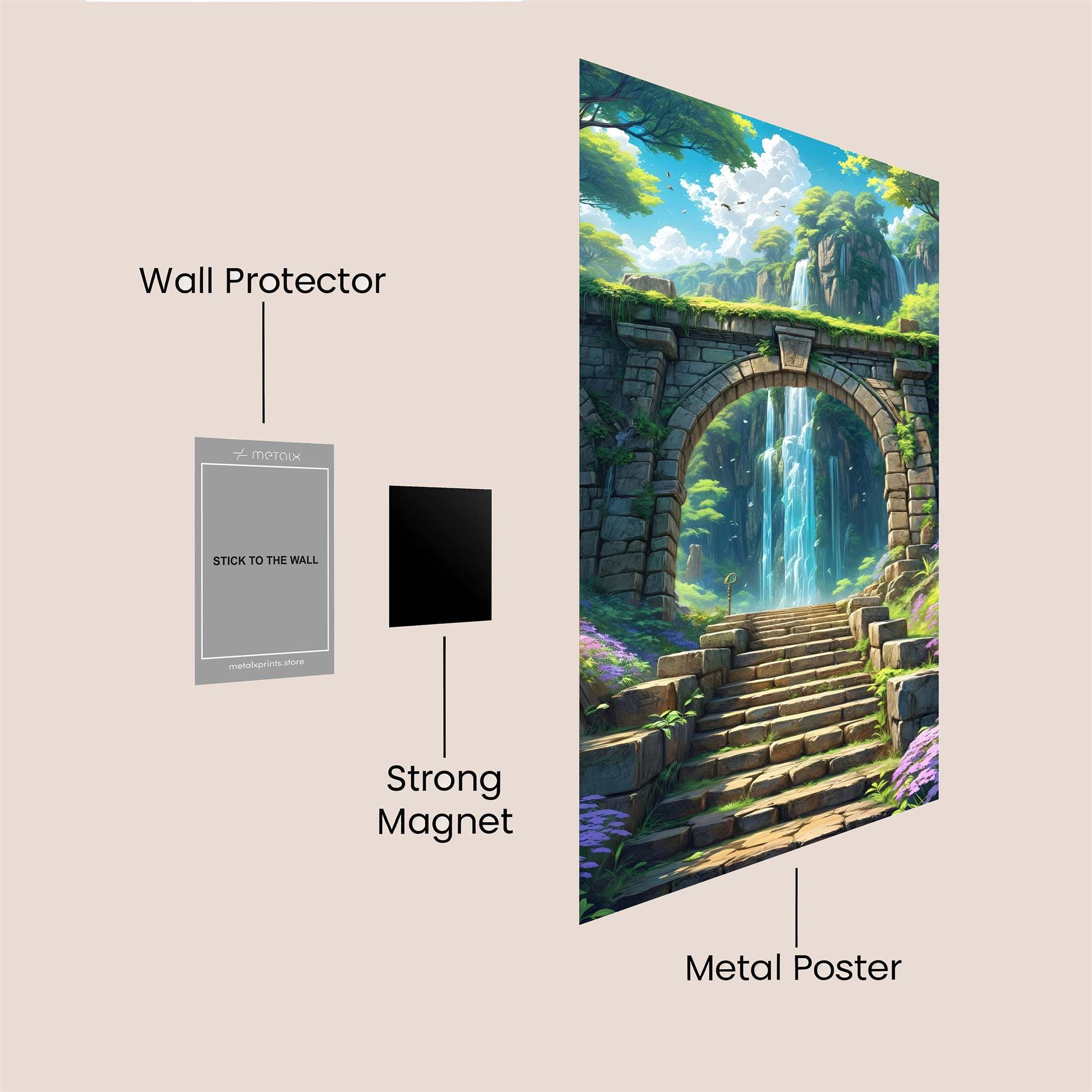 Fairy Enchantment Safe Wall Magnetic / M