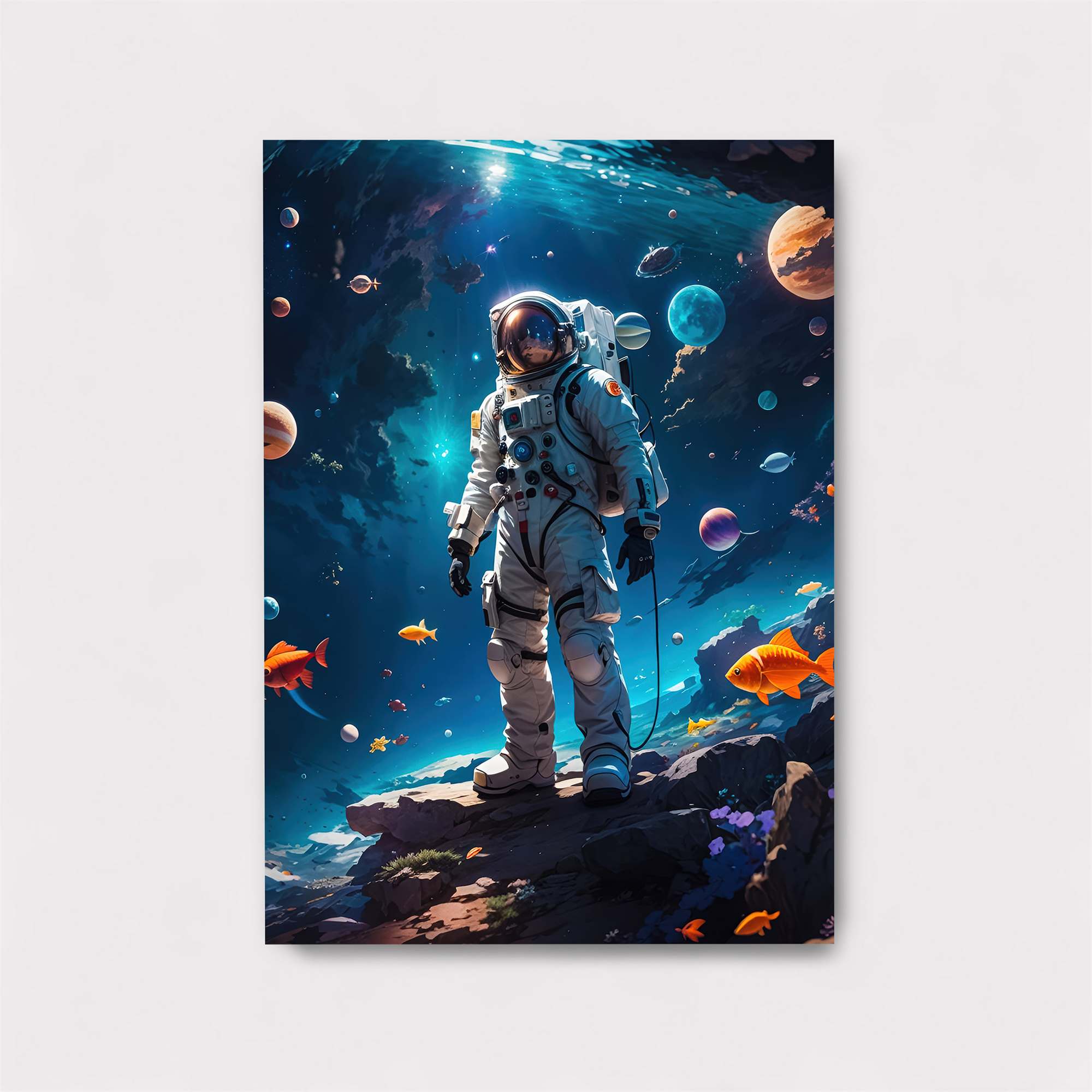 Astronaut Dreamscape Safe Wall Magnetic / M