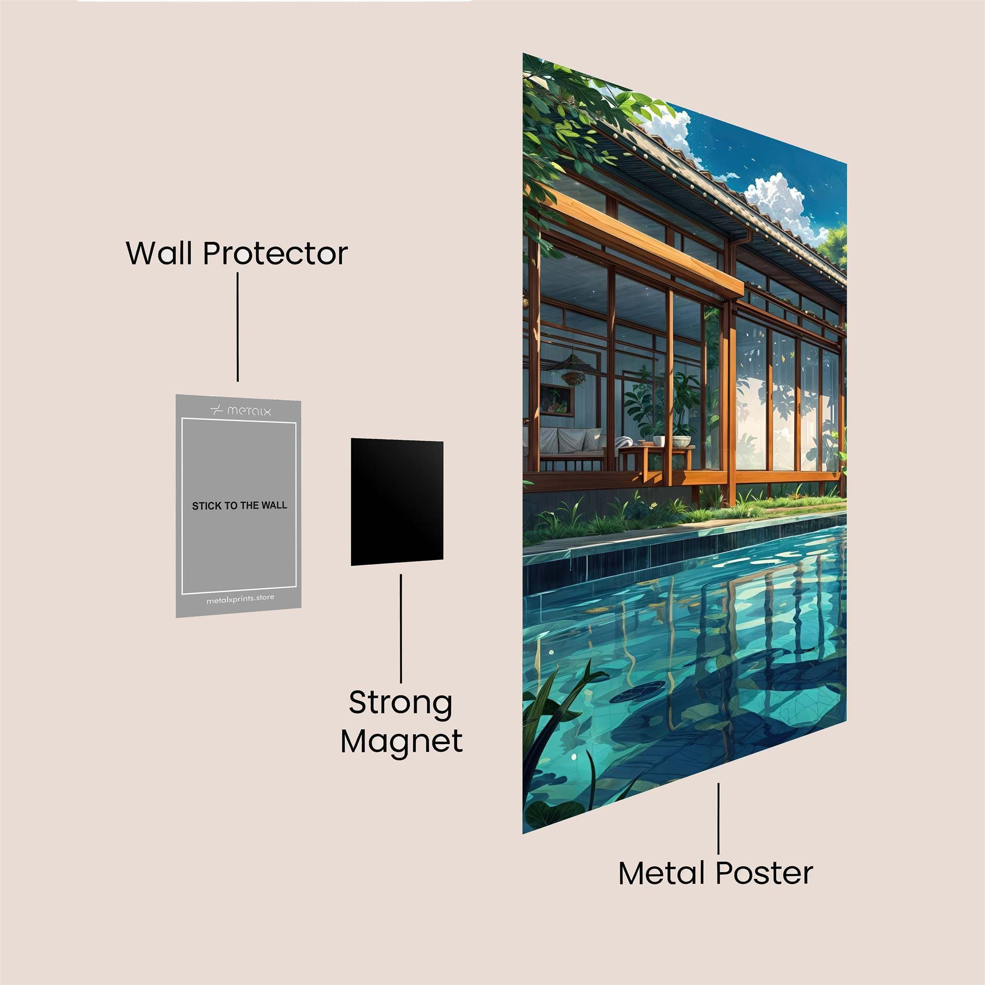 Tranquil Retreat Safe Wall Magnetic / M