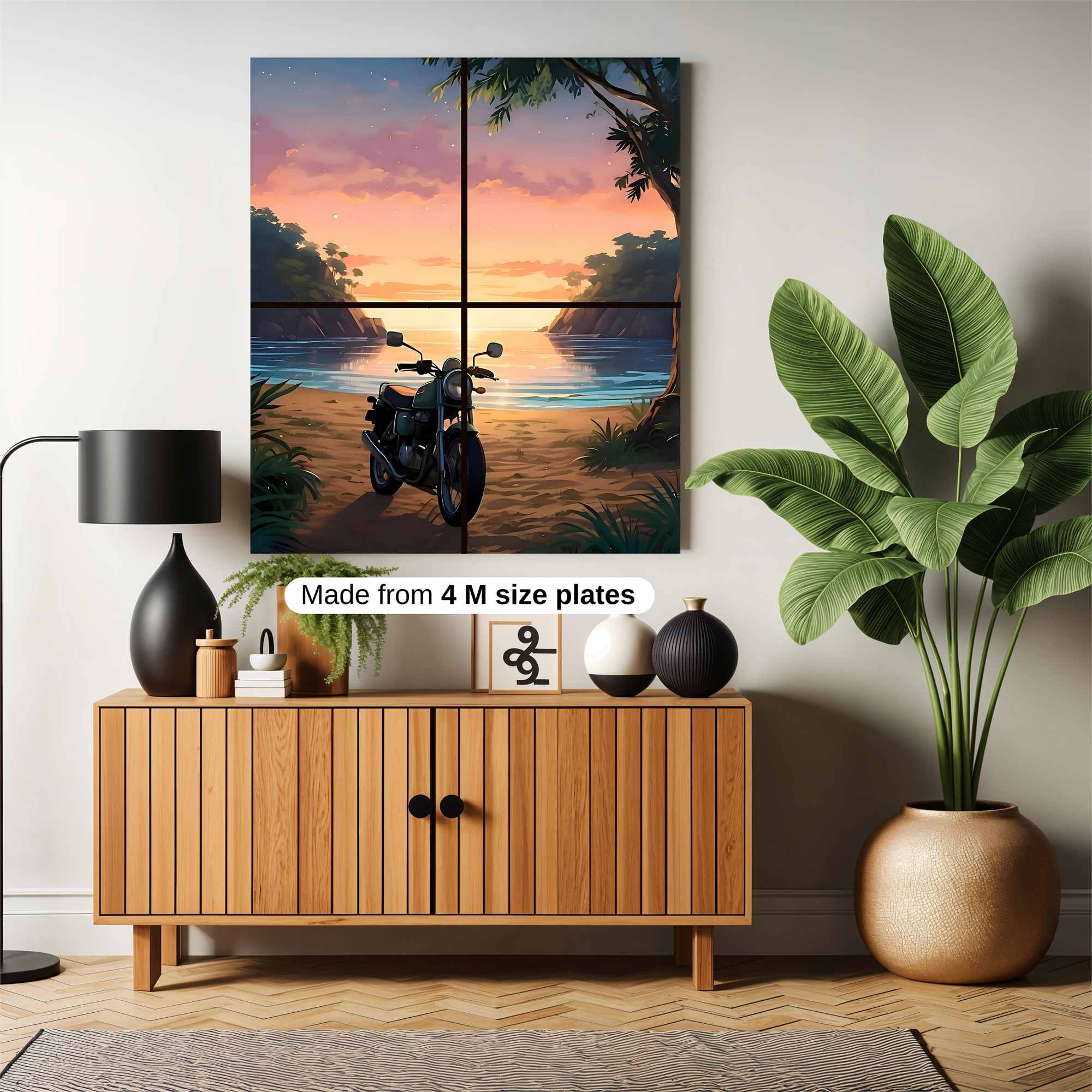Sunset Solitude Safe Wall Magnetic / M