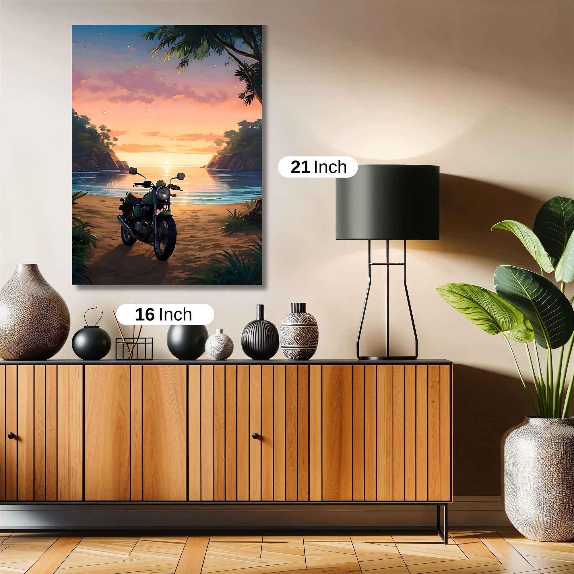 Sunset Solitude Safe Wall Magnetic / M
