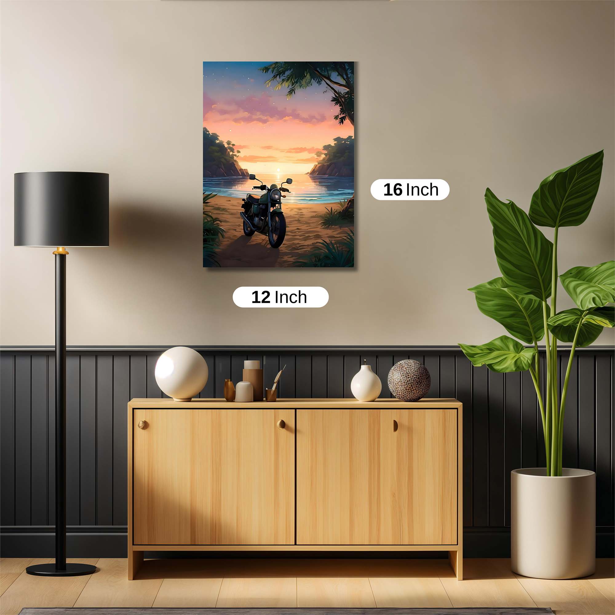 Sunset Solitude Safe Wall Magnetic / M