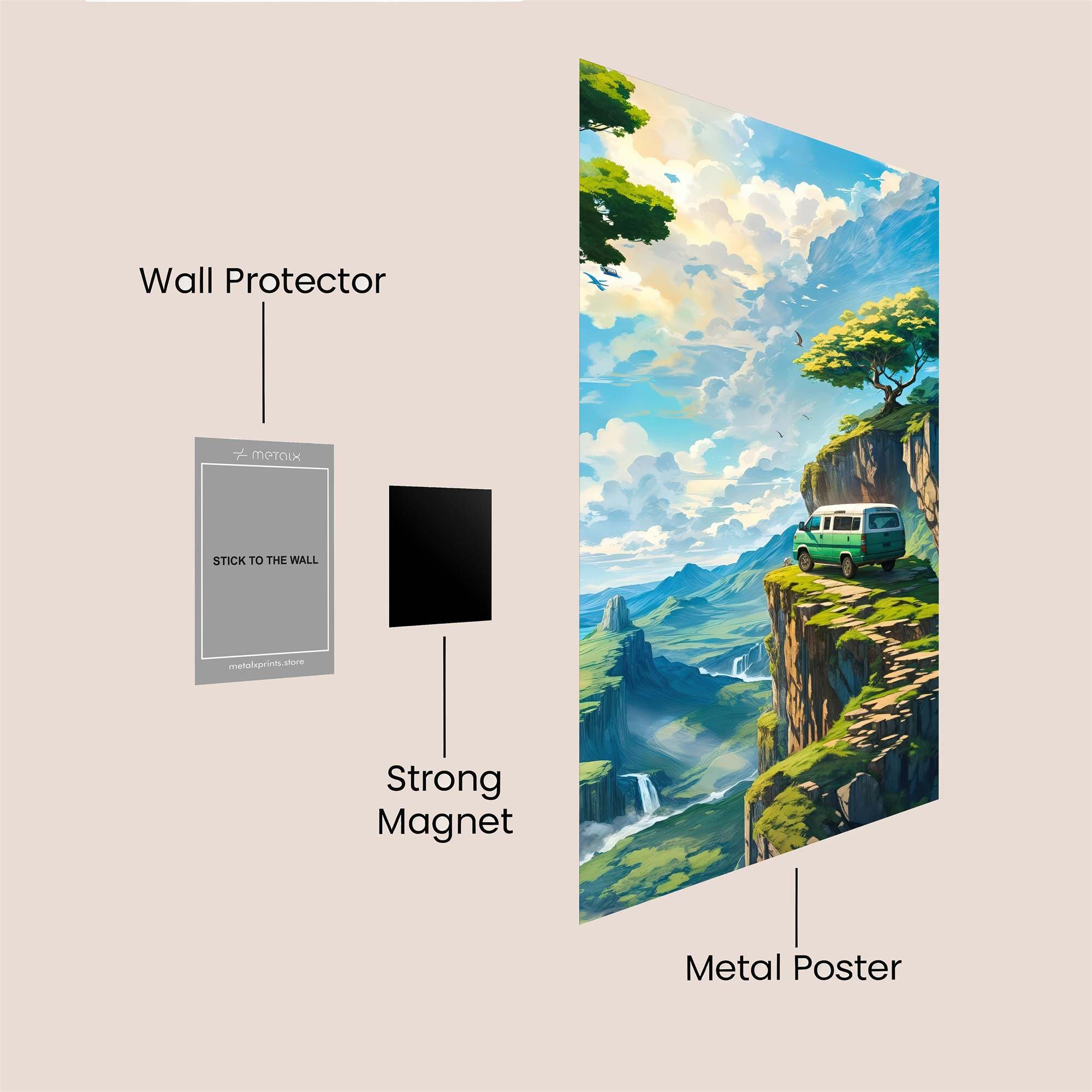 Van Serenity Safe Wall Magnetic / M