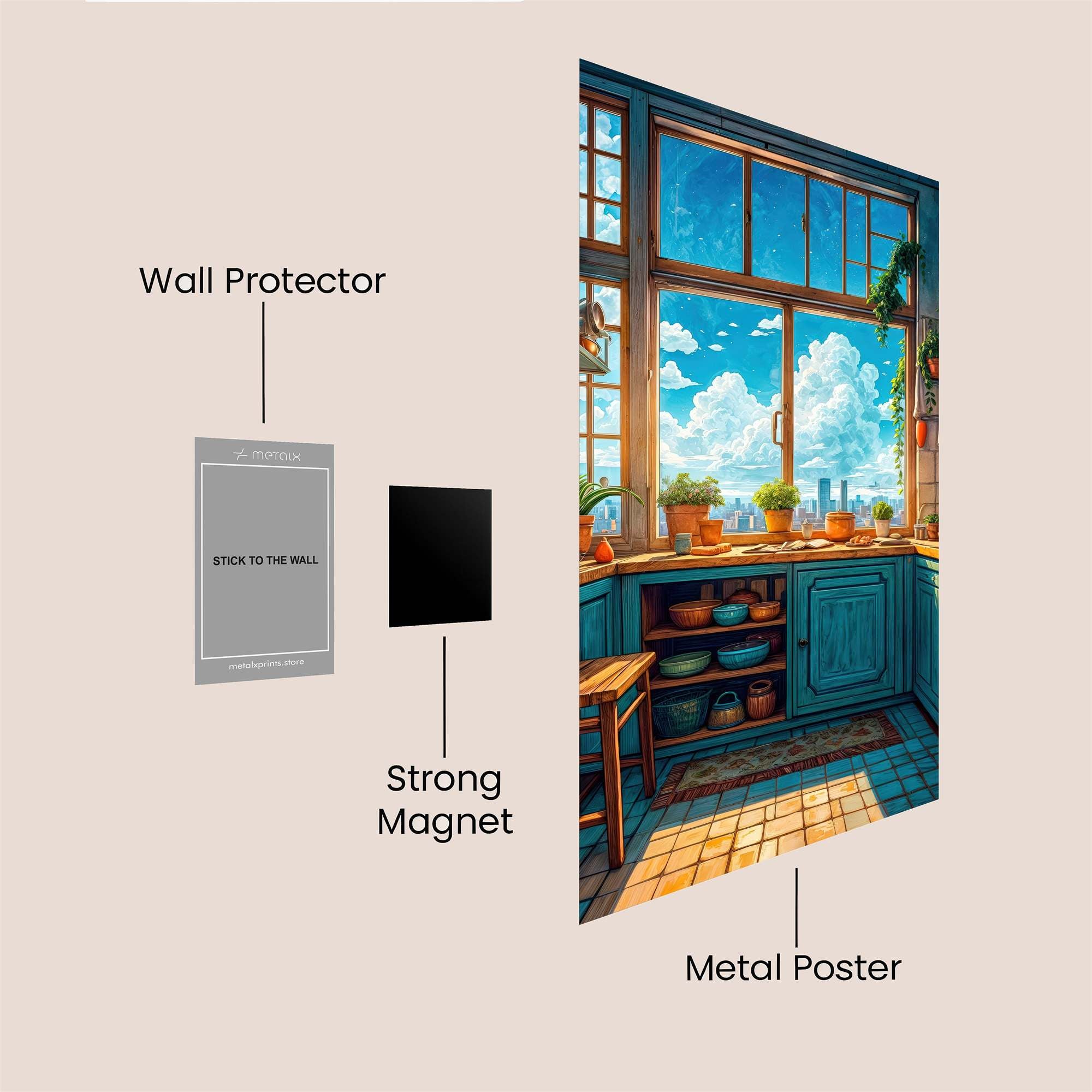 Ghibli Serenity Safe Wall Magnetic / M