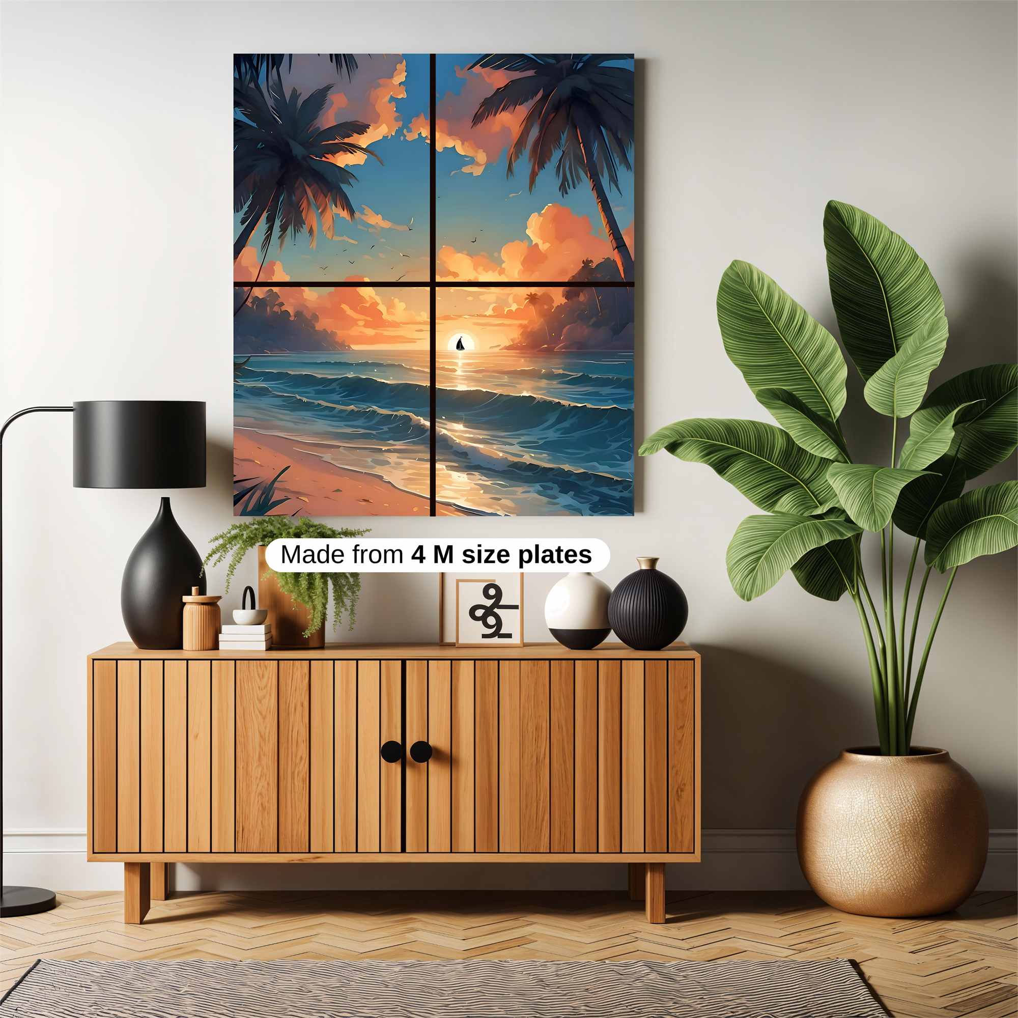 Sunset Serenity Safe Wall Magnetic / M