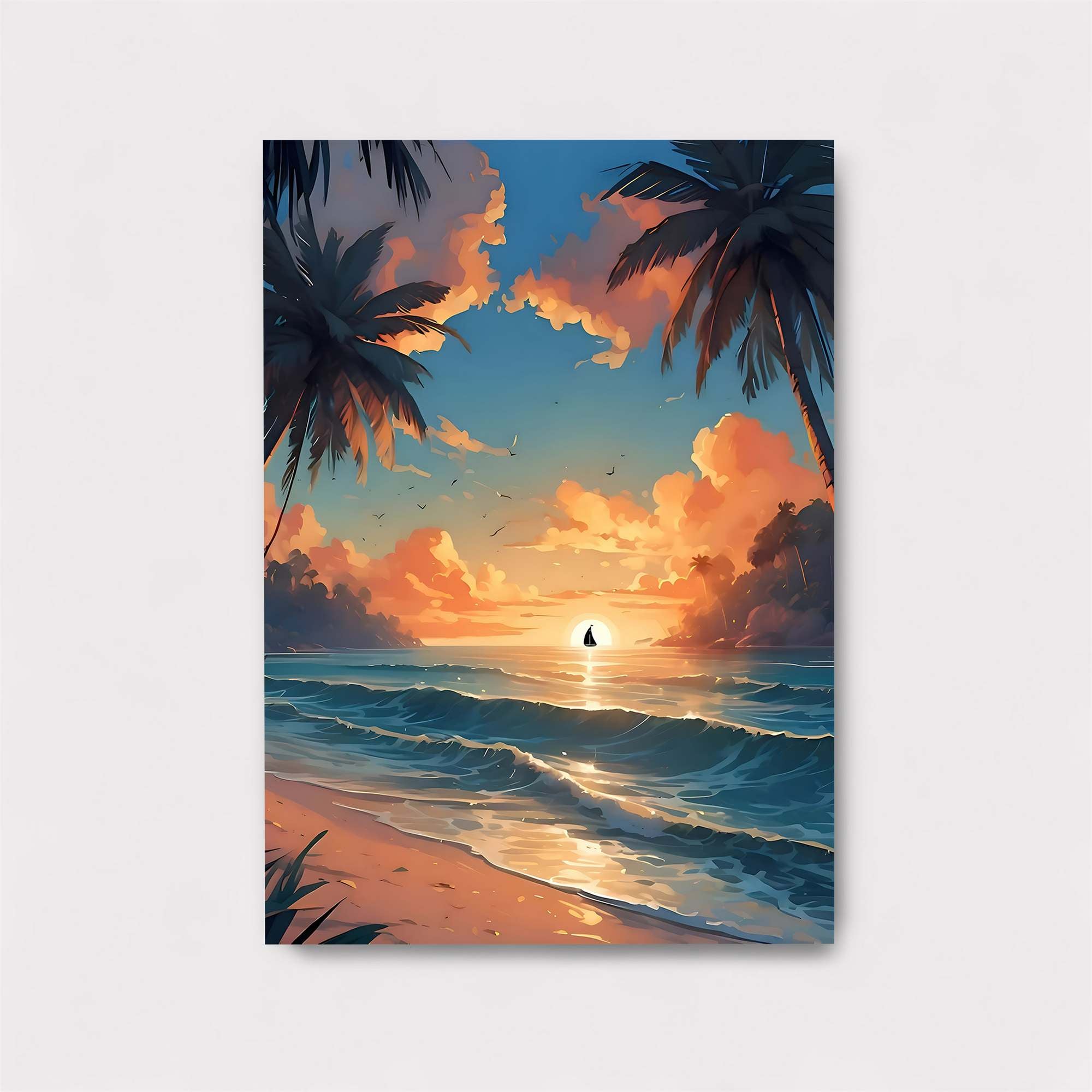 Sunset Serenity Safe Wall Magnetic / M