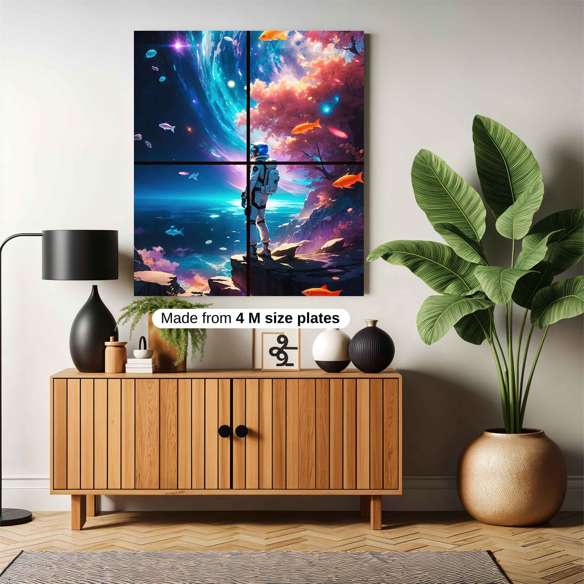 Astronaut Dreamscape Safe Wall Magnetic / M