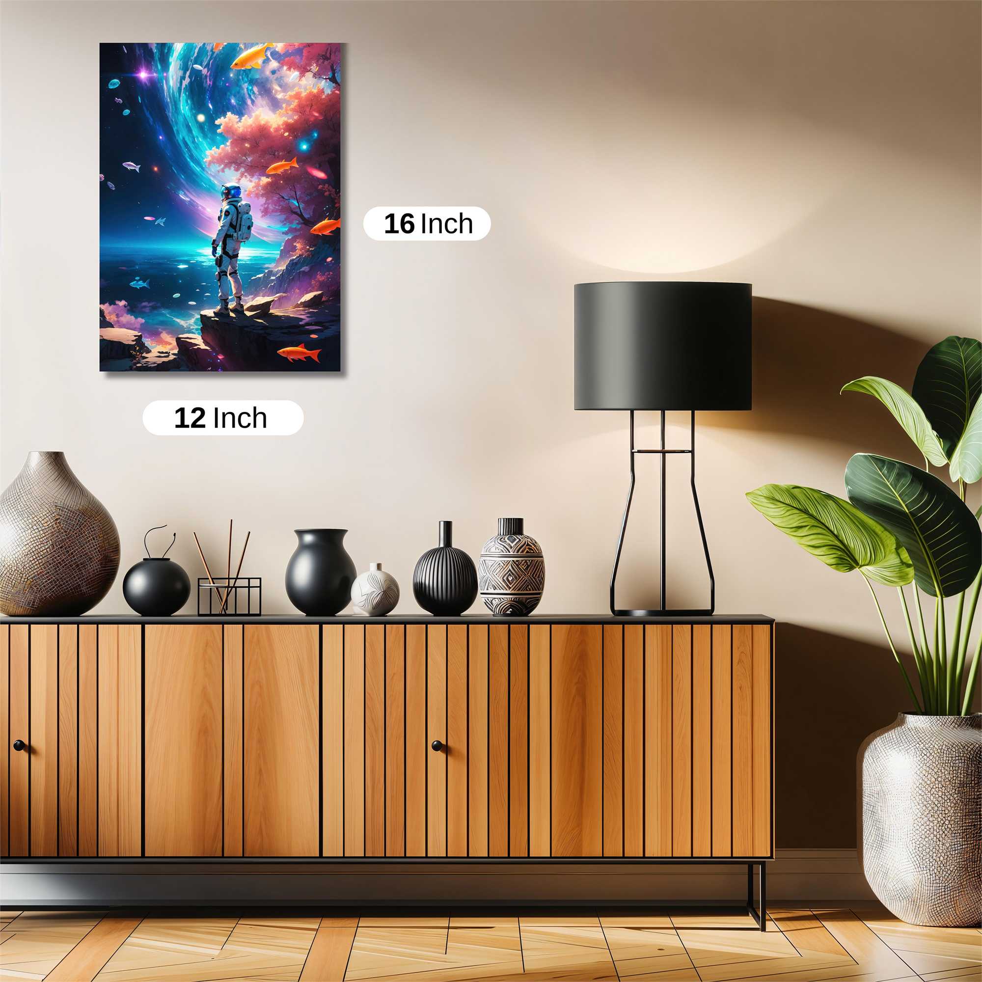 Astronaut Dreamscape Safe Wall Magnetic / M