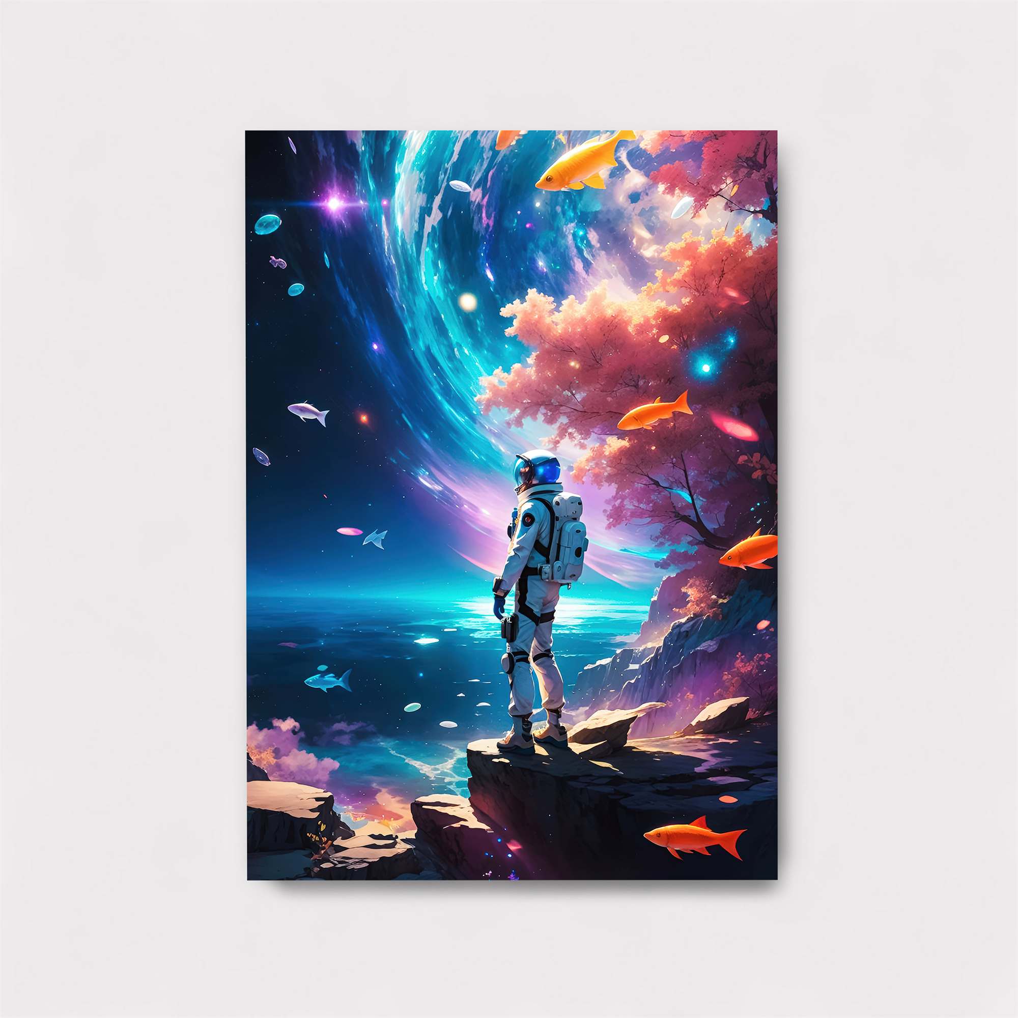 Astronaut Dreamscape Safe Wall Magnetic / M